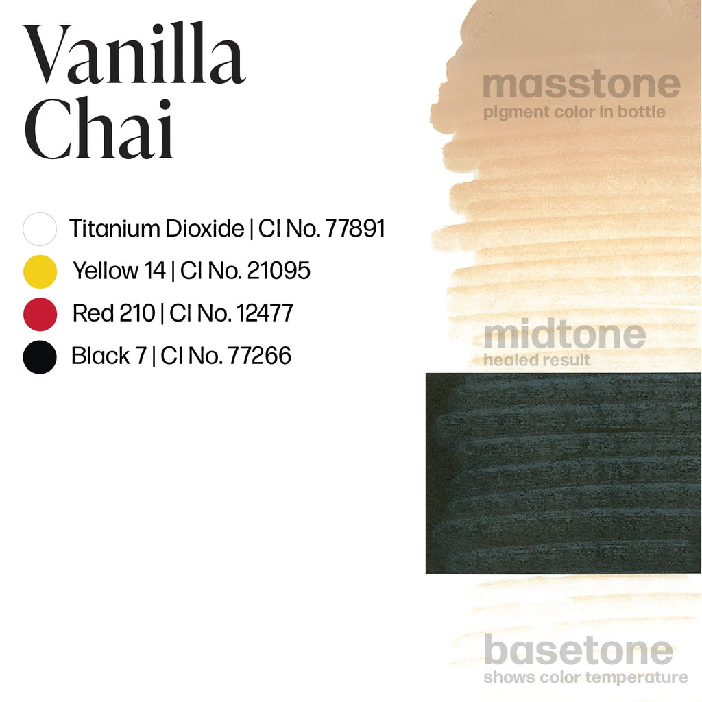 Areola & Scar Pigment – Perma Blend Vanilla Chai 15ml | Professional Medical Tattoo Ink for Areola Tattooing, Nipple Restoration, Scar Revision, Skin Tone Blending & PMU Artists