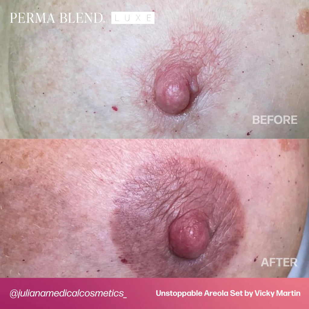 Areola Pigment – Perma Blend LUXE Resilient Red 15ml | Areola Color Pigment, SPMU Areola Tattoo Ink, Medical Tattooing Pigment, Nipple Areola Restoration Ink