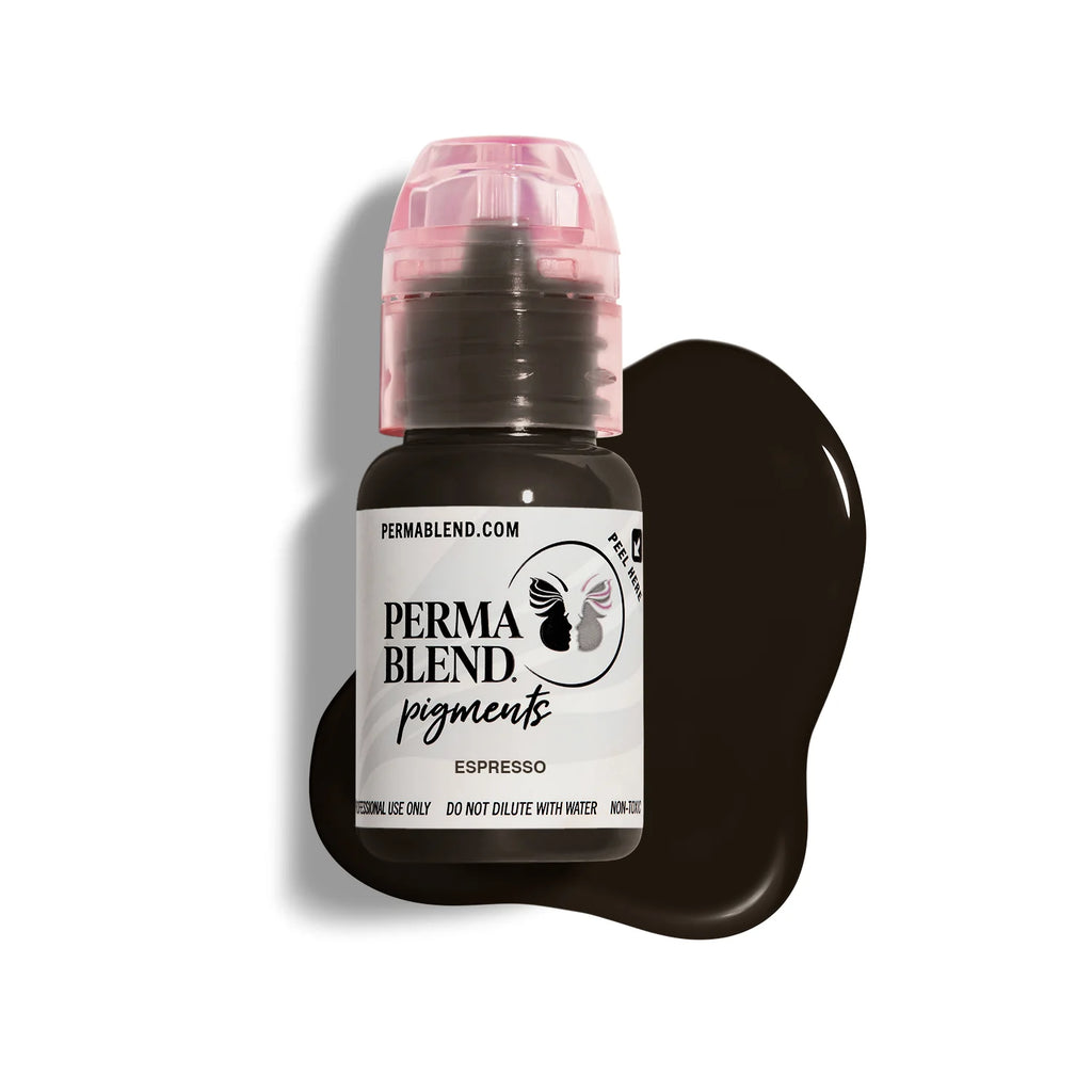 Eyebrow Pigment Set – Perma Blend Signature Eyebrow Set 8x15ml | Professional PMU Brow Pigments for Permanent Makeup, Brow Tattooing & Cosmetic Tattoo Artists