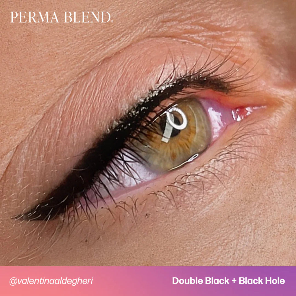 Eyebrow Pigment – Perma Blend Black Hole 15ml | Permanent Makeup SPMU Eyebrow Ink for Microblading, Ombré Brows & Powder Brows | Professional Brow Pigment