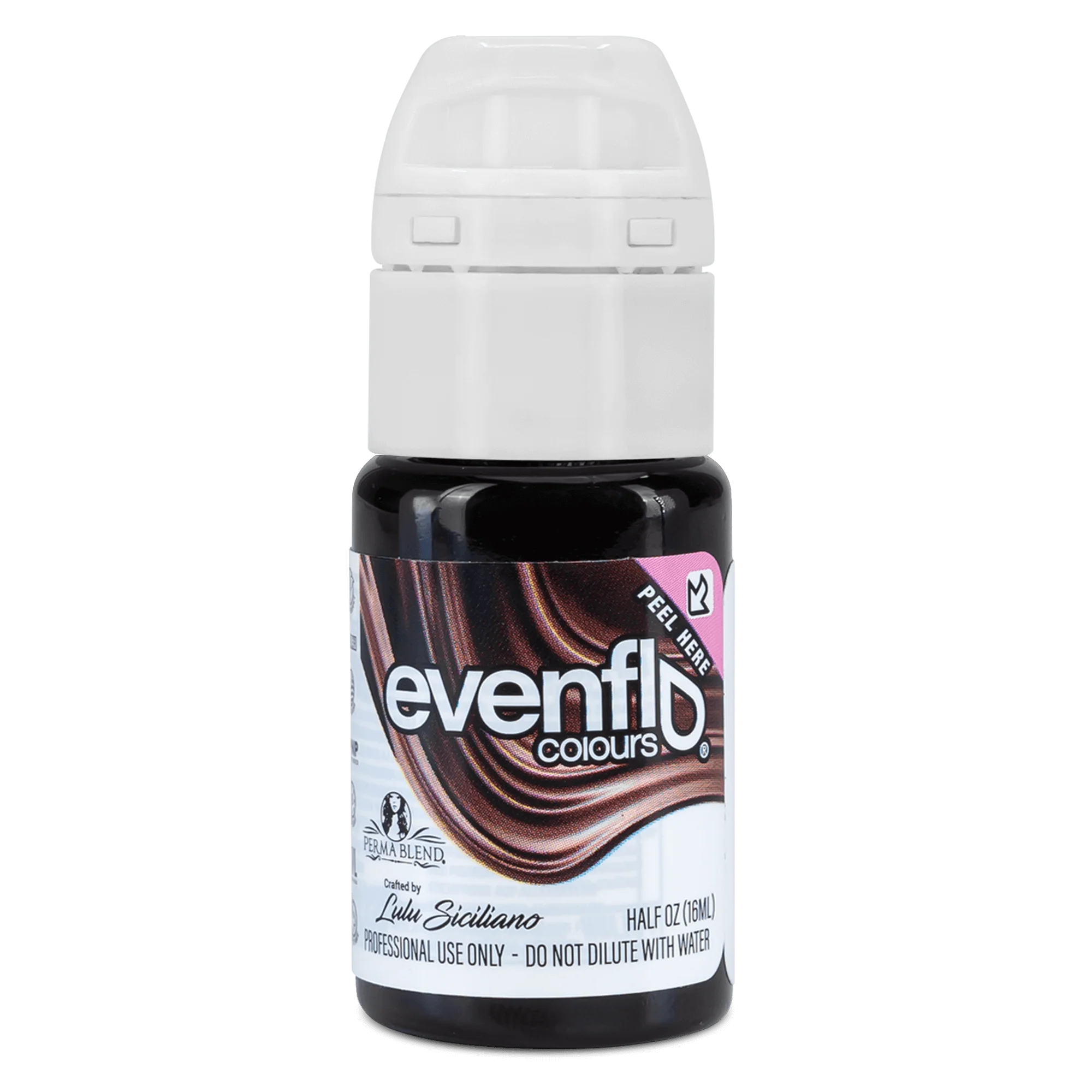 Eyeliner Pigment – Perma Blend Evenflo Warm Black 15ml | Permanent Makeup SPMU Eyeliner Ink for PMU, Cosmetic Tattoo & Semi Permanent Makeup