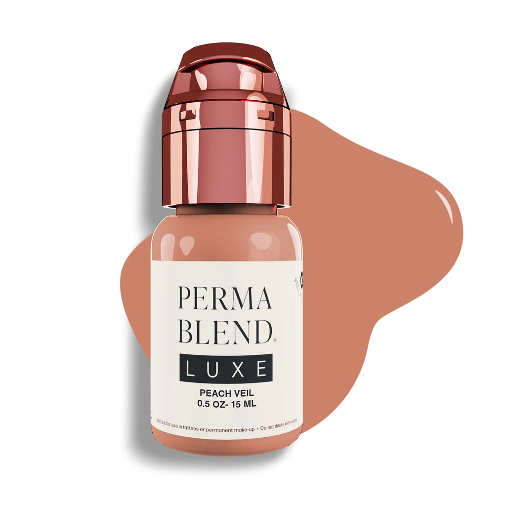 Lip Pigment – Perma Blend LUXE Lip Pigment Peach Veil 15ml | Lip Blush Pigment, Lip Tattoo Ink, SPMU Lip Color, Semi Permanent Makeup Lip Shade