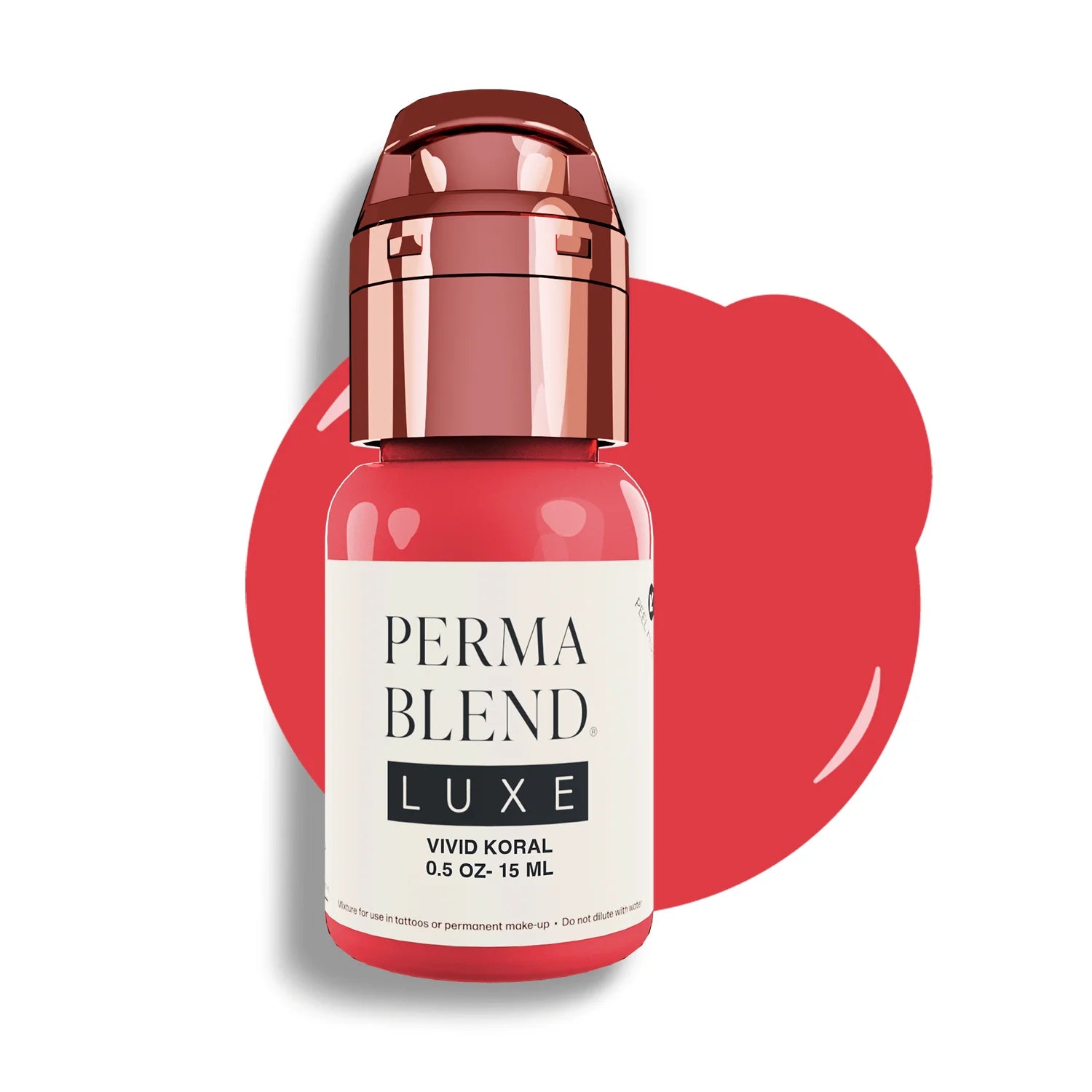 Lip Pigment – Perma Blend LUXE Lip Pigment Vivid Koral 15ml | Lip Blush Pigment, Lip Tattoo Ink, SPMU Lip Color, Semi Permanent Makeup Lip Shade