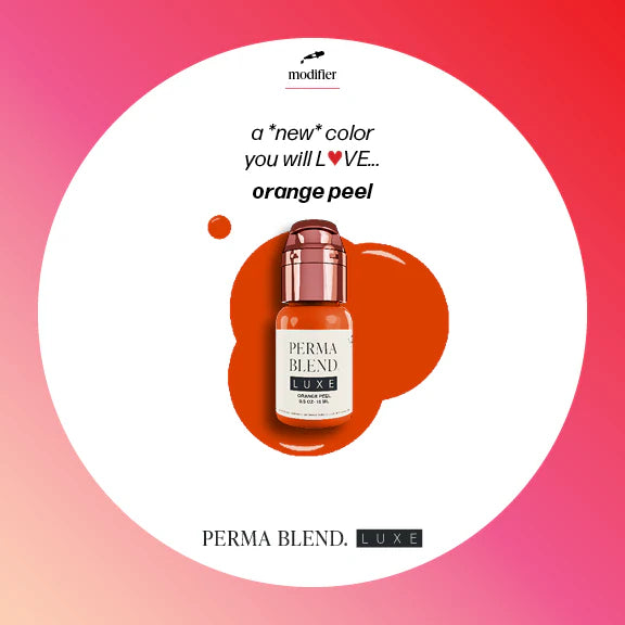 Lip Pigment – Perma Blend LUXE Lip Pigment Orange Peel 15ml | Lip Blush Pigment, Lip Tattoo Ink, SPMU Lip Color, Semi Permanent Makeup Lip Shade