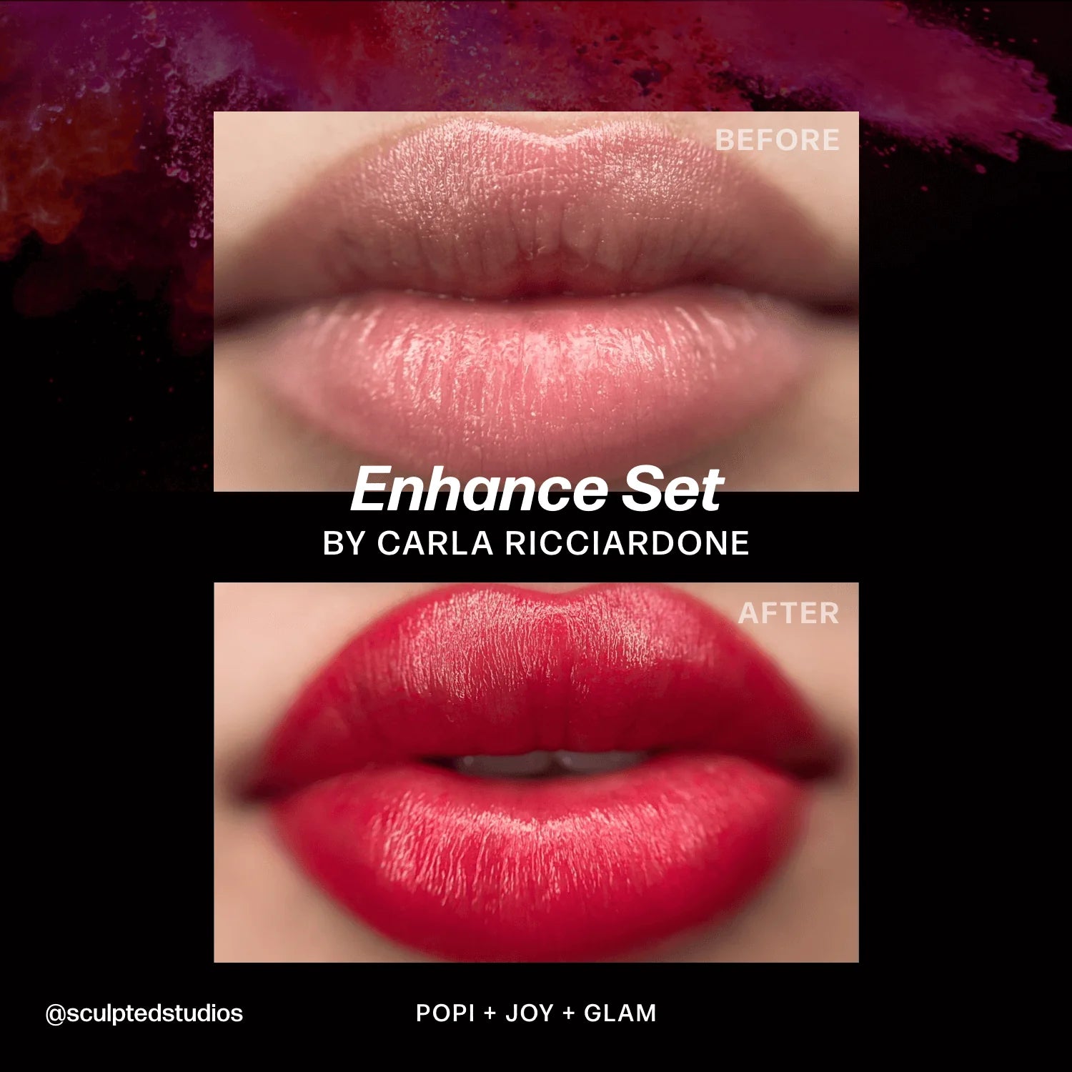 Lip Pigment – Perma Blend LUXE Lip Pigment Popi (Carla Ricciardone Enhance) 15ml | Lip Blush Pigment, Lip Tattoo Ink, SPMU Lip Color, Semi Permanent Makeup Lip Shade