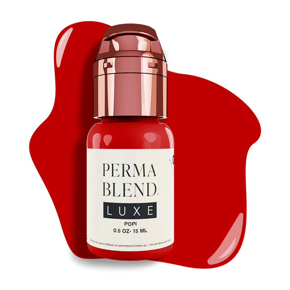 Lip Pigment – Perma Blend LUXE Lip Pigment Popi (Carla Ricciardone Enhance) 15ml | Lip Blush Pigment, Lip Tattoo Ink, SPMU Lip Color, Semi Permanent Makeup Lip Shade