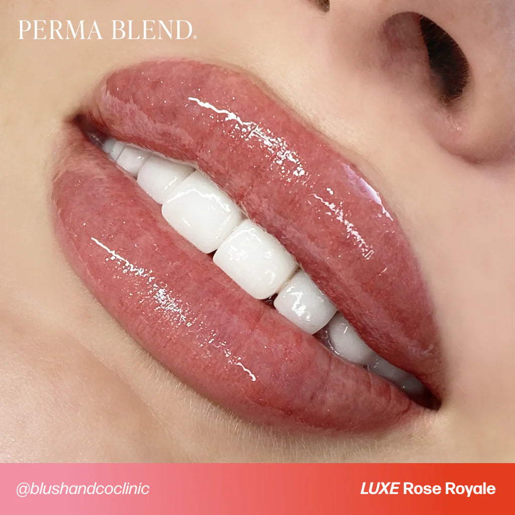 Lip Pigment – Perma Blend LUXE Lip Pigment Rose Royale 15ml | Lip Blush Pigment, Lip Tattoo Ink, SPMU Lip Color, Semi Permanent Makeup Lip Shade