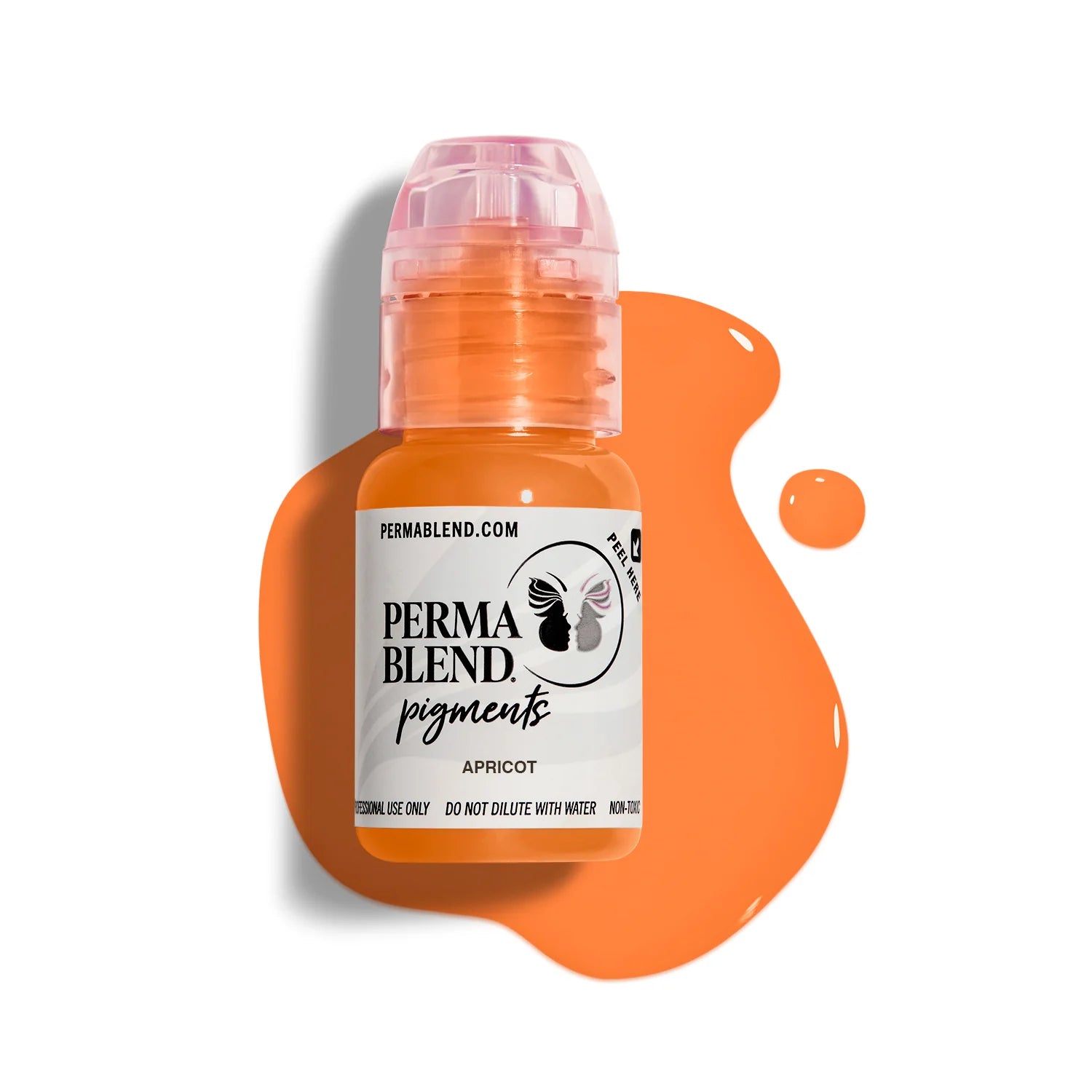 Pigment Modifier – Perma Blend LUXE Lip Pigment Apricot 15ml | Lip Blush Pigment, Lip Tattoo Ink, SPMU Lip Color, Semi Permanent Makeup Lip Shade