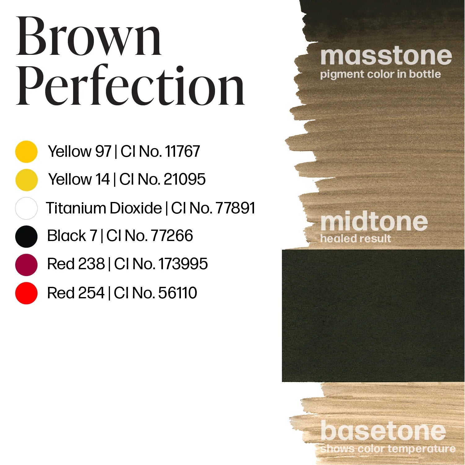 Eyebrow Pigment – Perma Blend Brown Perfection 15ml | Permanent Makeup SPMU Eyebrow Ink for Microblading, Ombré Brows & Powder Brows | Professional Brow Pigment