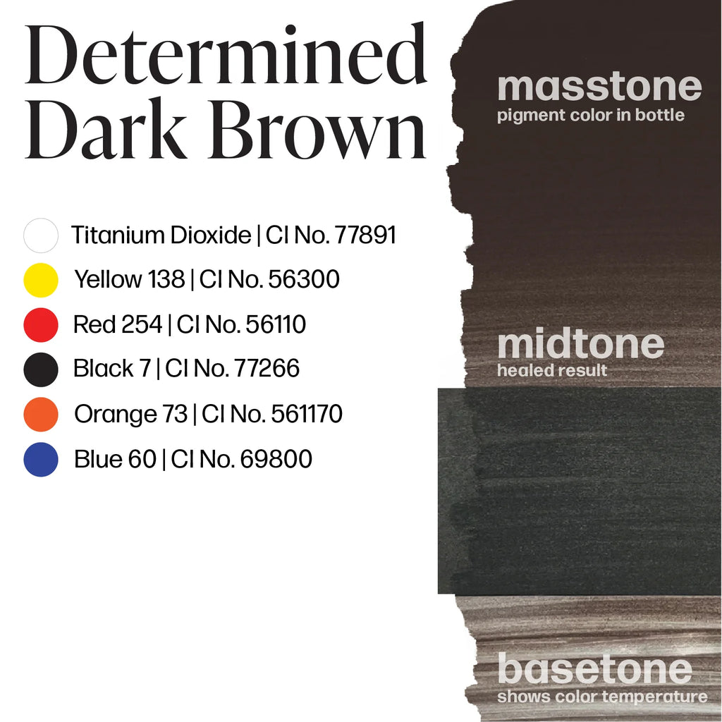 Areola Pigment – Perma Blend LUXE Determined Dark Brown 15ml | Vicky Martin Unstoppable Areola Collection | SPMU Areola Tattoo Ink for Medical Tattooing, Nipple Restoration & 3D Areola Pigmentation