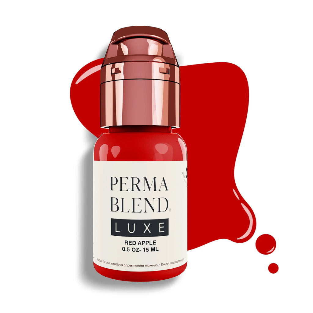 Lip Pigment – Perma Blend LUXE Lip Pigment Red Apple 15ml | Lip Blush Pigment, Lip Tattoo Ink, SPMU Lip Color, Semi Permanent Makeup Lip Shade