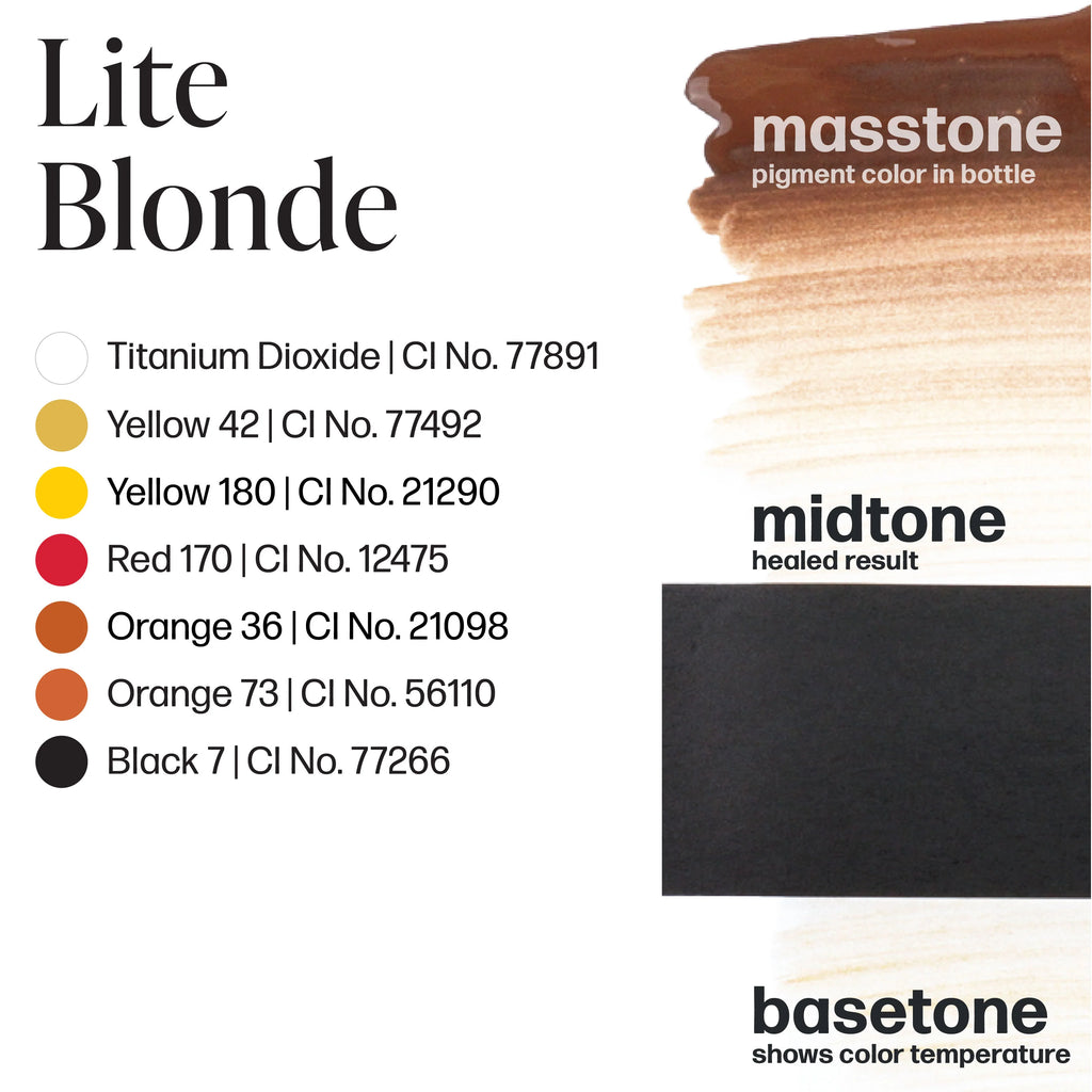 Eyebrow Pigment – Perma Blend LUXE Lite Blonde 15ml | Permanent Makeup SPMU Brow Ink for Nano Brows, Microblading, Ombré Brows & Powder Brows | Professional PMU Pigment