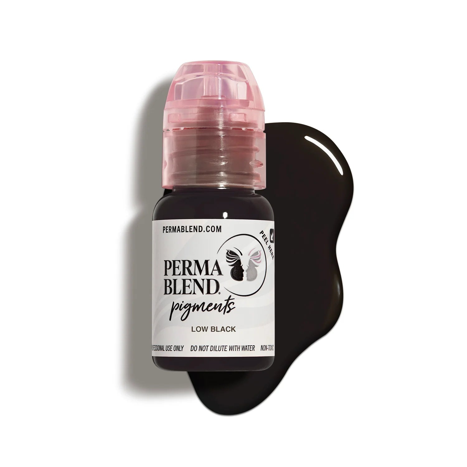 Areola Pigment – Perma Blend LUXE Low Black (Mandy Sauler Areola) 15ml | Areola Color Pigment, SPMU Areola Tattoo Ink, Medical Tattooing Pigment, Nipple Areola Restoration Ink