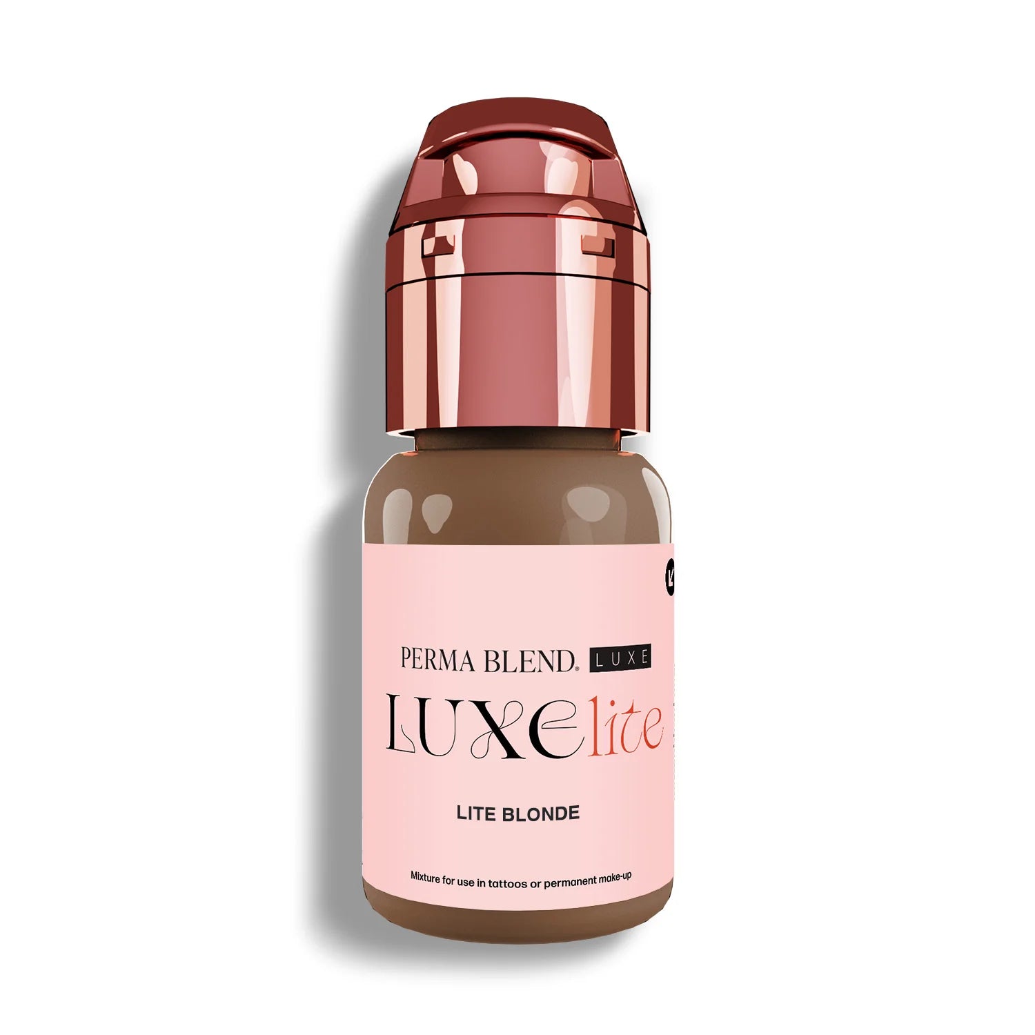 Eyebrow Pigment – Perma Blend LUXE Lite Blonde 15ml | Permanent Makeup SPMU Brow Ink for Nano Brows, Microblading, Ombré Brows & Powder Brows | Professional PMU Pigment