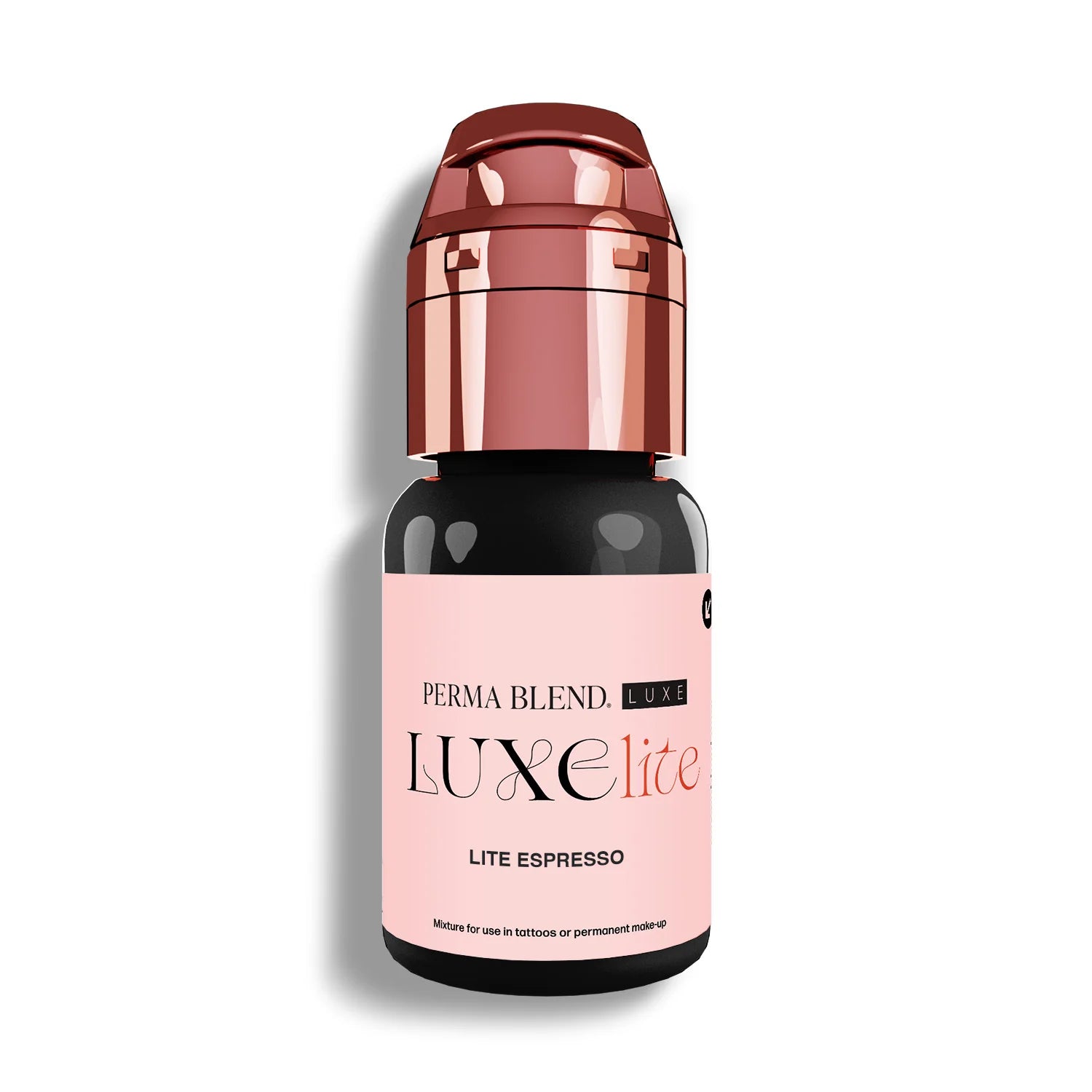 Eyebrow Pigment – Perma Blend LUXE Lite Espresso 15ml | Permanent Makeup SPMU Brow Ink for Nano Brows, Microblading, Ombré Brows & Powder Brows | Professional PMU Pigment