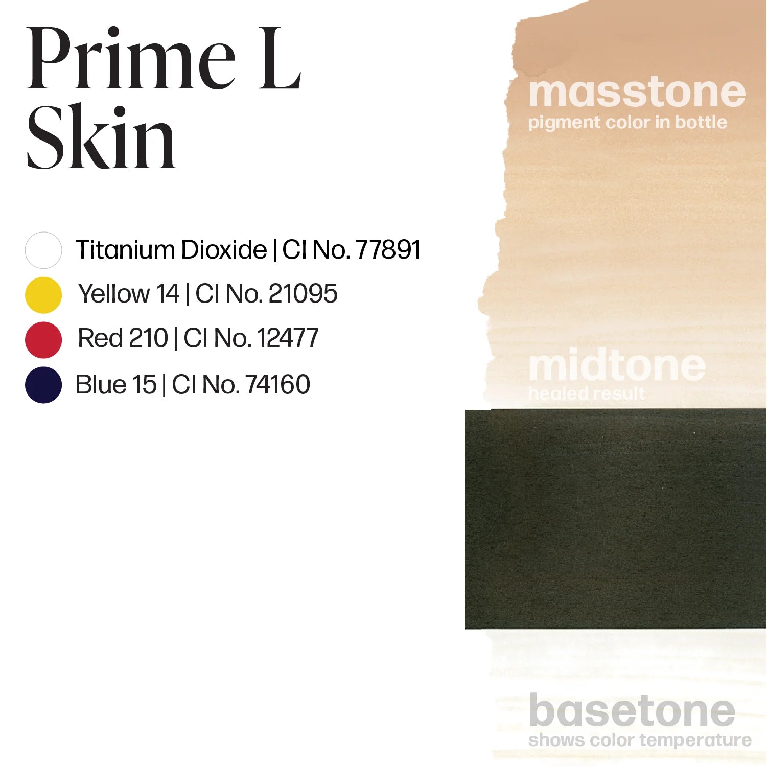 Areola & Scar Pigment – Perma Blend Prime L Skin (Mandy Sauler Areola) 15ml | Medical Tattoo Ink for Areola Restoration, Scar Camouflage, Micropigmentation, PMU & Semi Permanent Makeup Pigment
