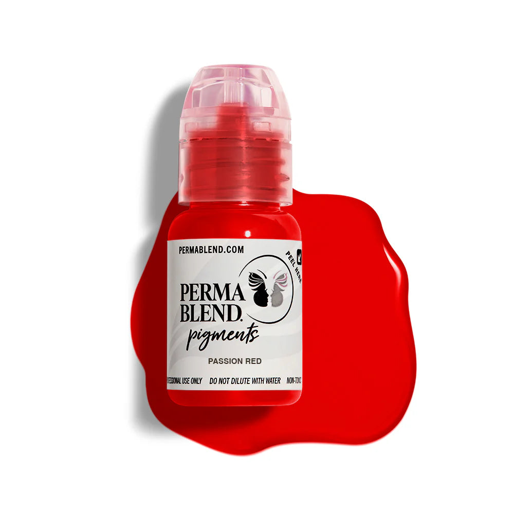 Lip Pigment Set – Perma Blend Signature Lip Set 8x15ml | Professional PMU Lip Tattoo Pigments for Lip Blush, Cosmetic Tattooing, Lip Neutralization & Permanent Makeup