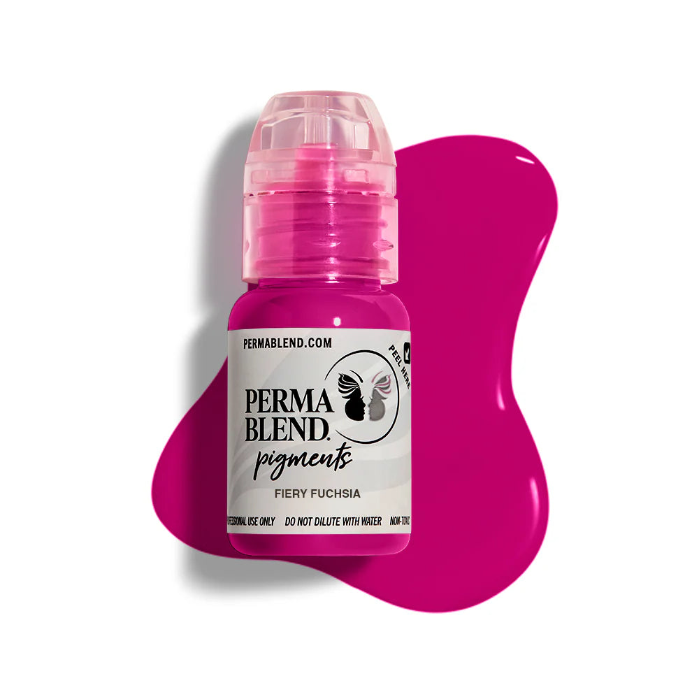 Lip Pigment Set – Perma Blend Signature Lip Set 8x15ml | Professional PMU Lip Tattoo Pigments for Lip Blush, Cosmetic Tattooing, Lip Neutralization & Permanent Makeup