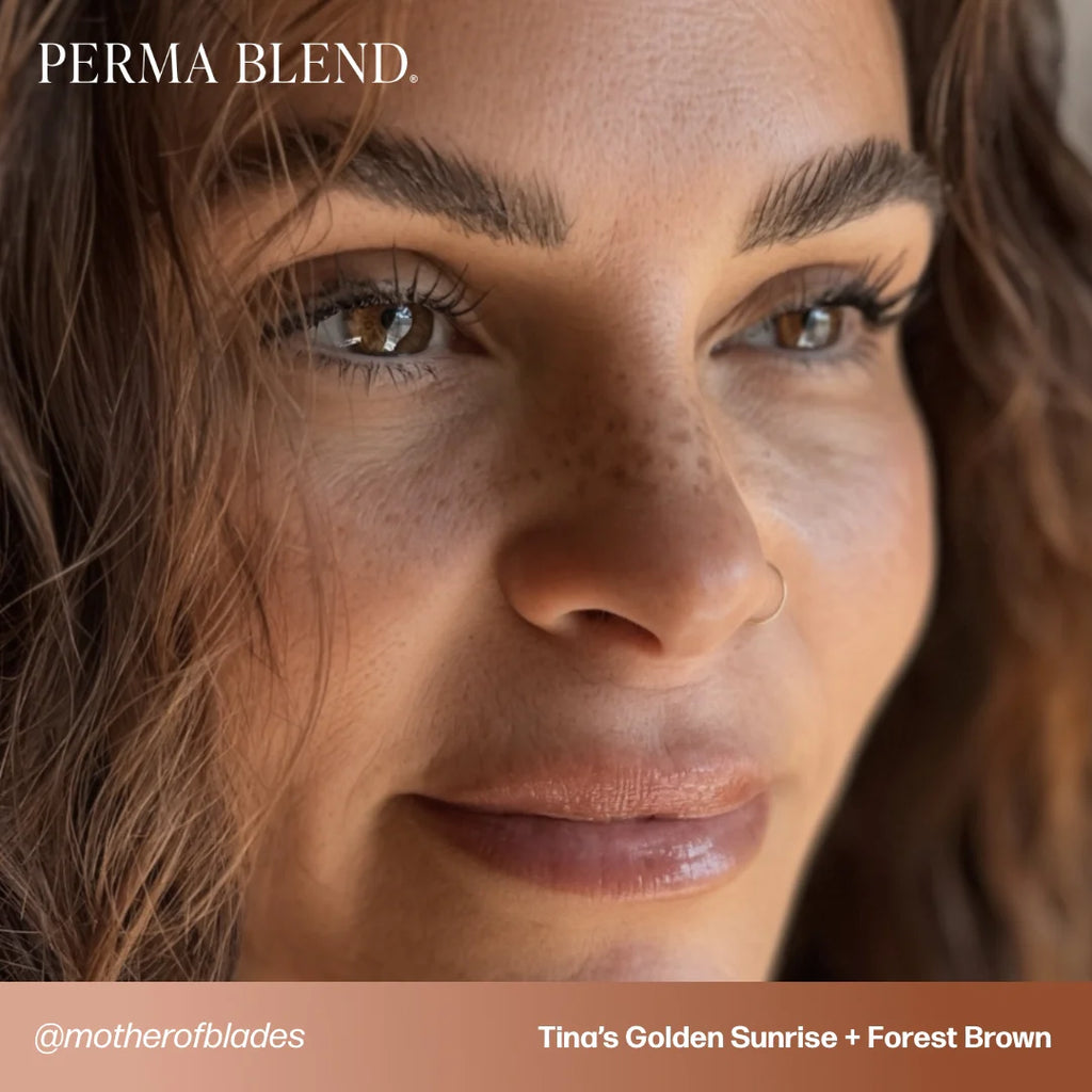 Lip Pigment – Tina’s Gold Sunrise 15ml by Perma Blend | Professional Lip Blush Pigment for Semi Permanent Makeup (SPMU), Lip Tattoo Ink for Lip Neutralization, Color Correction & Cosmetic Tattoo Artists