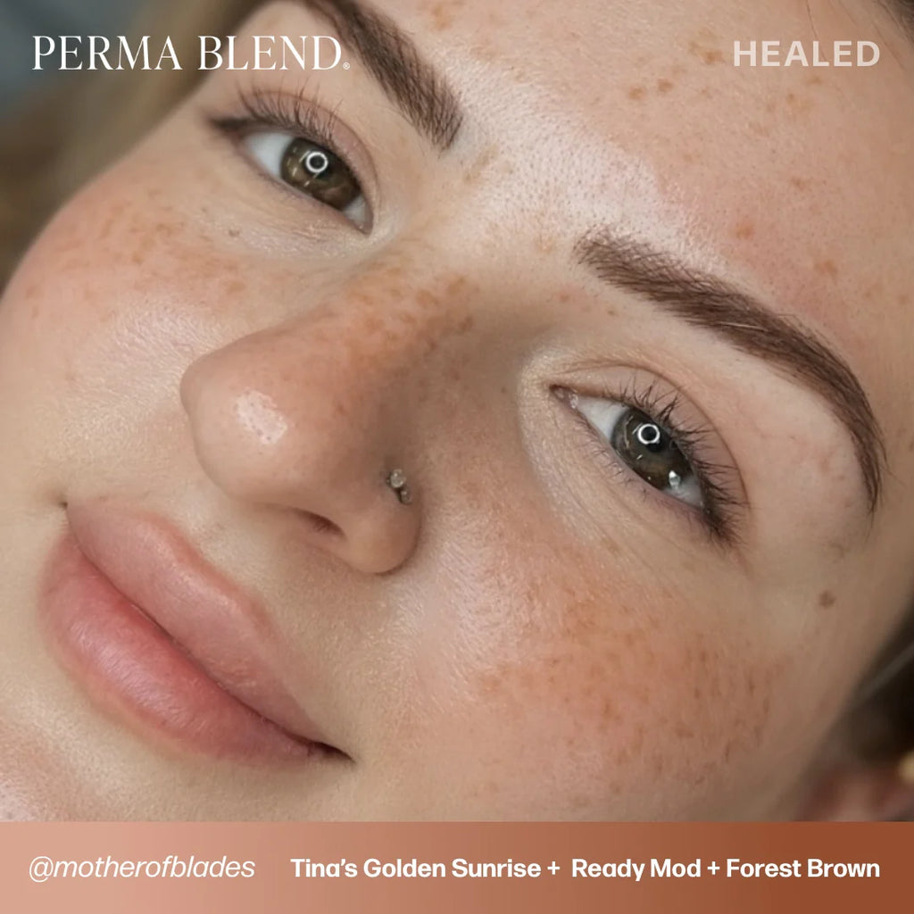 Lip Pigment – Tina’s Gold Sunrise 15ml by Perma Blend | Professional Lip Blush Pigment for Semi Permanent Makeup (SPMU), Lip Tattoo Ink for Lip Neutralization, Color Correction & Cosmetic Tattoo Artists