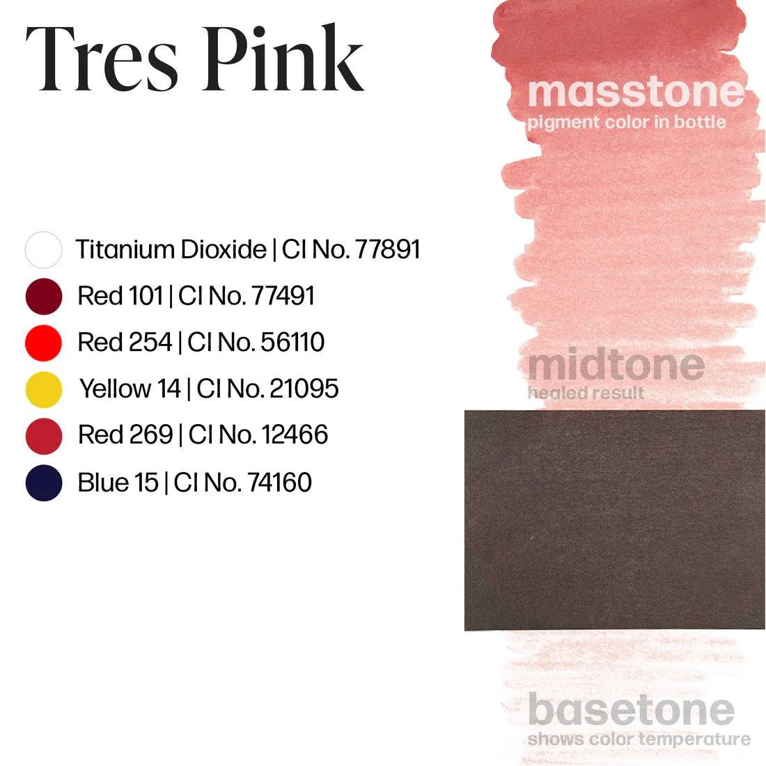 Lip Pigment – Perma Blend Tres Pink 15ml | Professional PMU Lip Blush Tattoo Ink, SPMU Cosmetic Tattoo Pigment with High Pigmentation, Smooth Application, Long-Lasting Color Retention, Aquarelle Lips & Permanent Makeup Enhancement