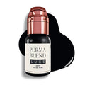 Eyeliner Pigment – Perma Blend LUXE Onyx 15ml | Permanent Makeup SPMU Eyebrow Ink for Microblading, Ombré Brows & Powder Brows | Cool Brown Professional Pigment