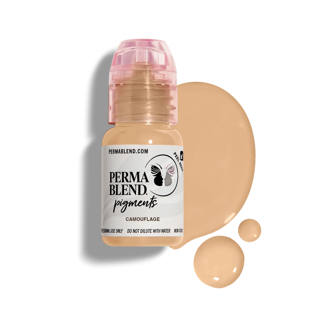 Areola & Scar Pigment – Perma Blend LUXE Camouflage 15ml Pigment Shades | Areola Shades, Scar Camouflage Pigment, Medical Tattoo Ink, SPMU Areola Tattoo Pigment, Skin Camouflage Makeup Correction, Vitiligo & Scar Neutralization Pigments