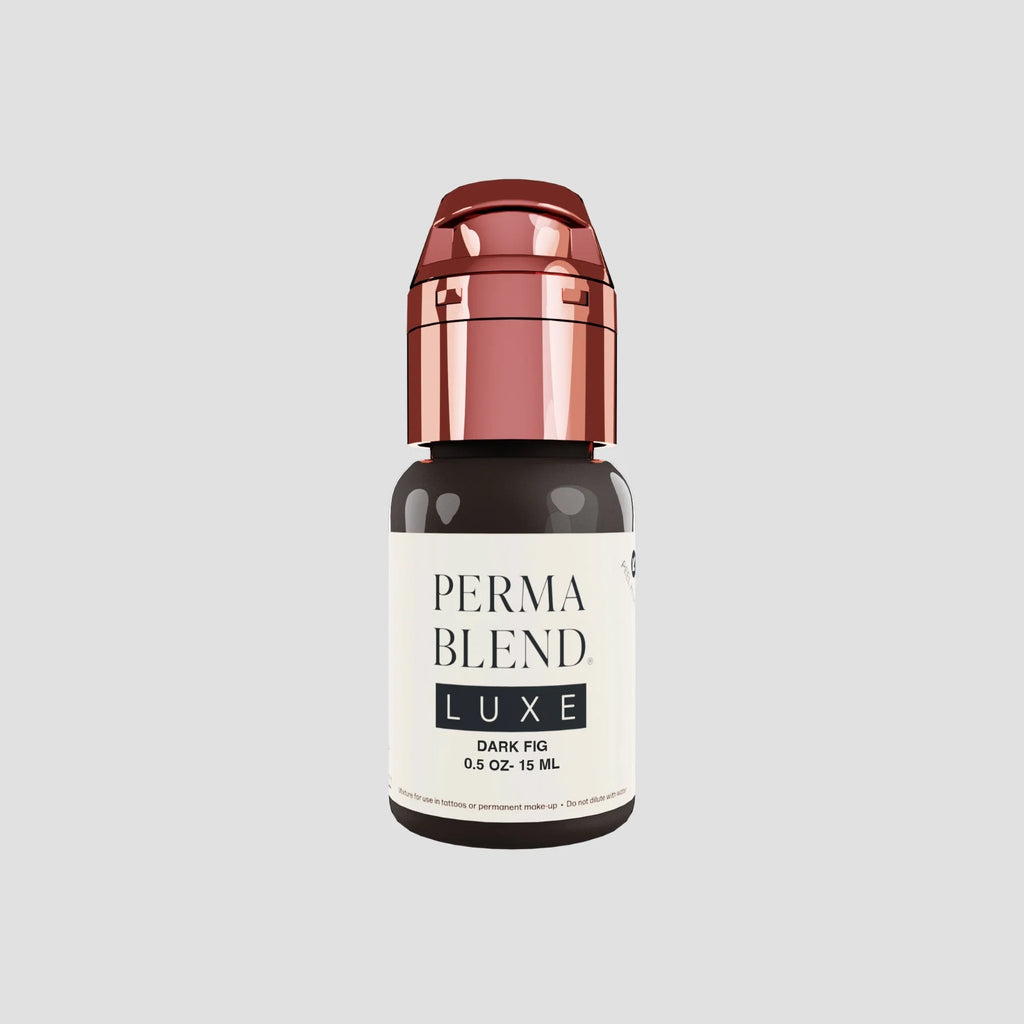 Eyebrow Pigment - Perma Blend Luxe Dark Fig 15ml – Professional PMU Brow Pigment for Microblading, Ombré Brows & Powder Brows | Brown Permanent Makeup Eyebrow Ink