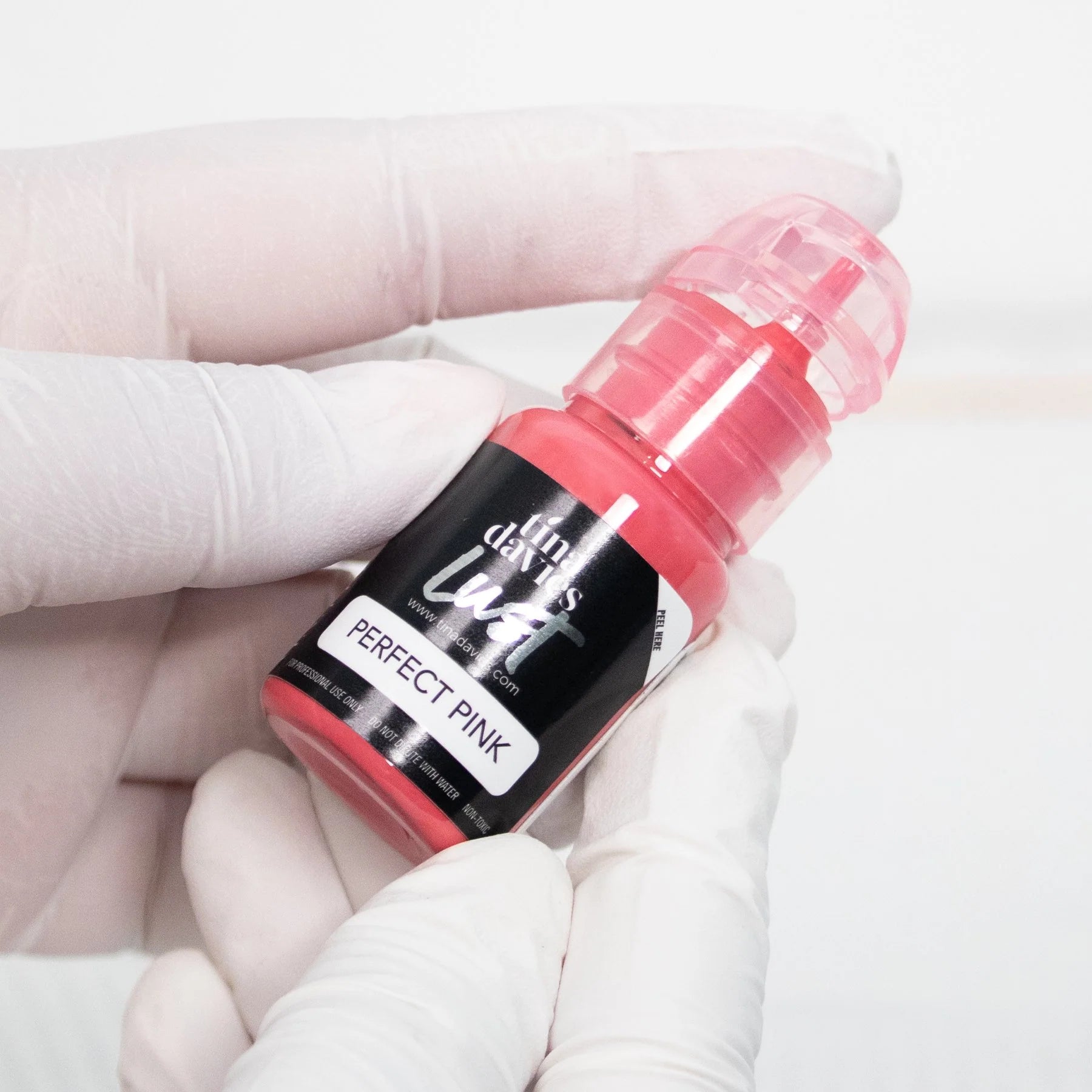 Lip Pigments - Lust Lip Pigments Perfect Pink 15ml – Tina Davies x Perma Blend | Warm Orange-Red PMU Lip Blush Pigment for Lip Neutralization & Lip Tattoo Ink