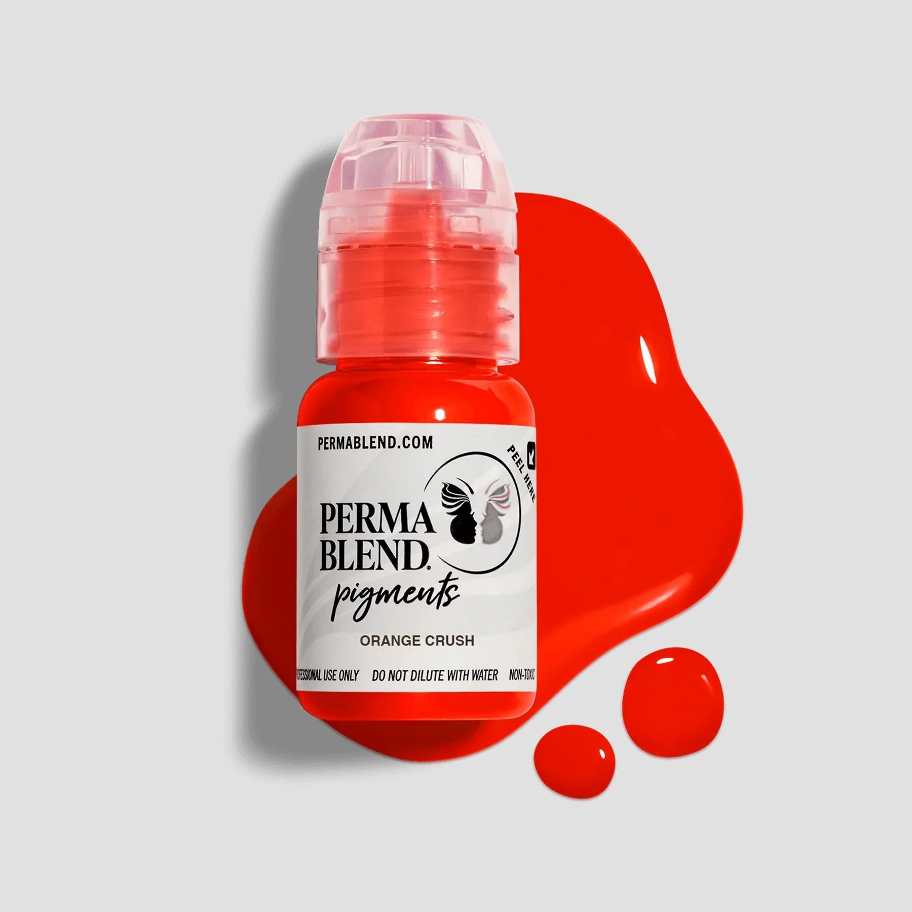 Lip Pigments – Perma Blend Lip Pigment Orange Crush 15ml | Perma Blend Professional PMU Lip Blush Pigment for Lip Neutralization, Lip Correction, Lip Tattoo & Semi Permanent Makeup Ink