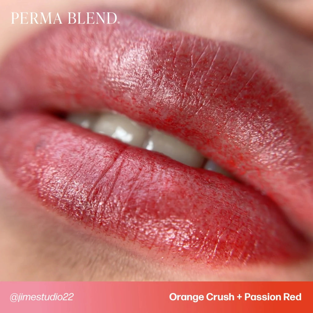 Lip Pigments – Perma Blend Lip Pigment Orange Crush 15ml | Perma Blend Professional PMU Lip Blush Pigment for Lip Neutralization, Lip Correction, Lip Tattoo & Semi Permanent Makeup Ink