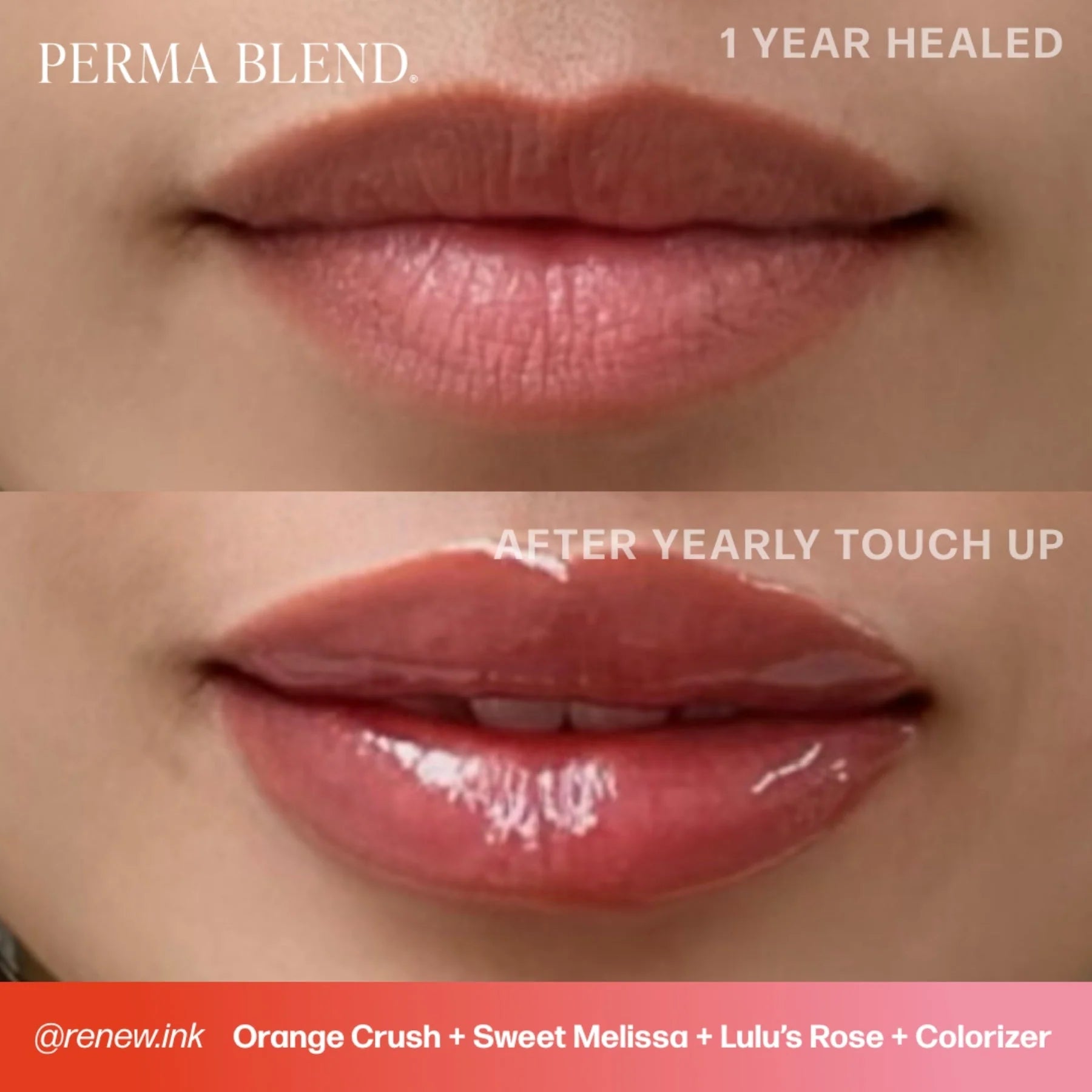 Lip Pigments – Perma Blend Lip Pigment Sweet Melissa 15ml | Perma Blend Professional PMU Lip Blush Pigment for Lip Neutralization, Lip Correction, Lip Tattoo & Semi Permanent Makeup Ink