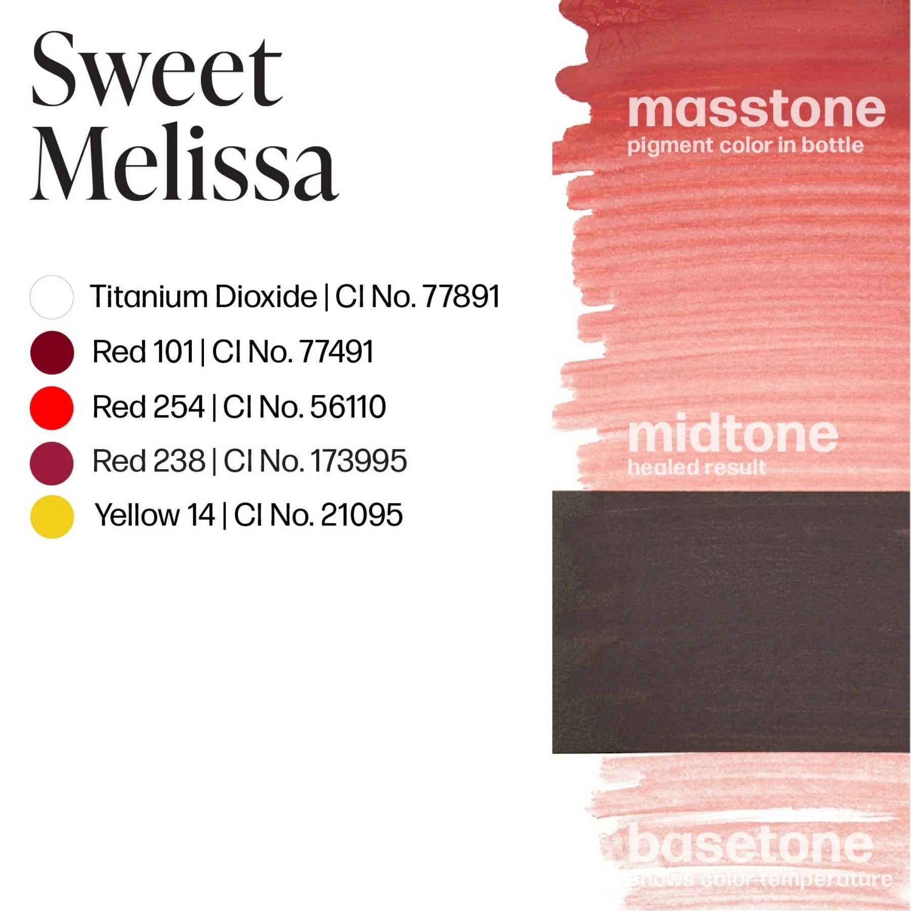 Lip Pigments – Perma Blend Lip Pigment Sweet Melissa 15ml | Perma Blend Professional PMU Lip Blush Pigment for Lip Neutralization, Lip Correction, Lip Tattoo & Semi Permanent Makeup Ink