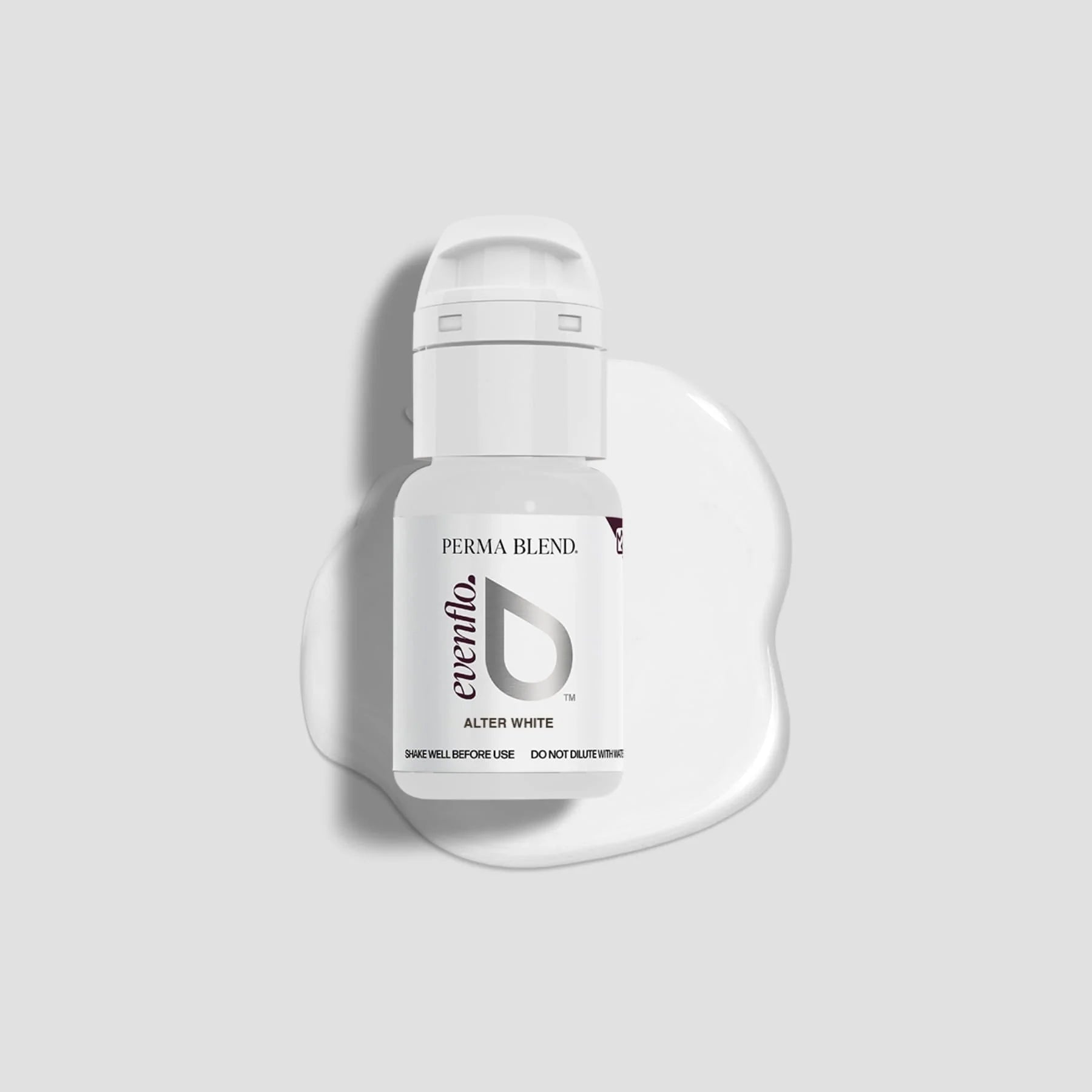 Eyebrow Pigment - Alter White 15ml – Evenflo Colours Permanent Makeup Brow Ink for Microblading, Ombré Brows, Powder Brows | Professional SPMU Eyebrow Pigment for Long-Lasting Natural Brown Results