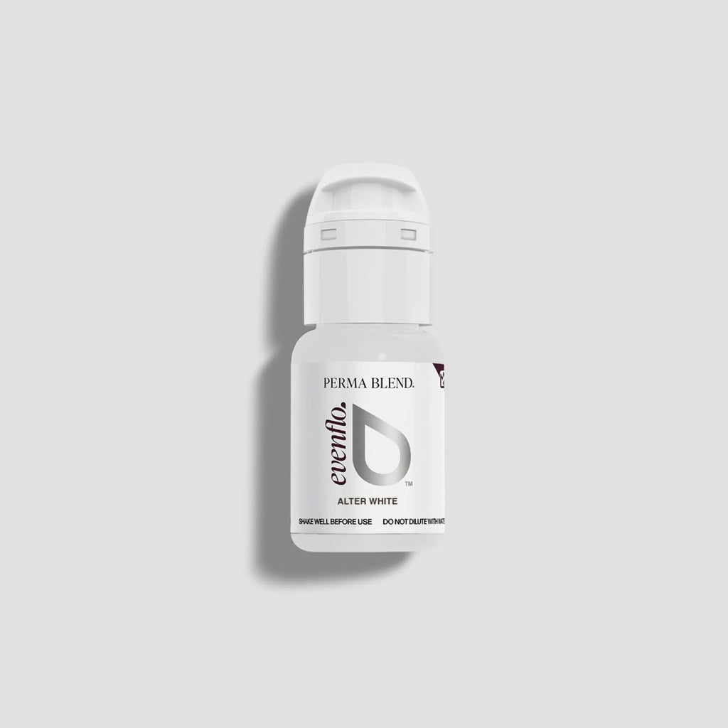 Eyebrow Pigment - Alter White 15ml – Evenflo Colours Permanent Makeup Brow Ink for Microblading, Ombré Brows, Powder Brows | Professional SPMU Eyebrow Pigment for Long-Lasting Natural Brown Results