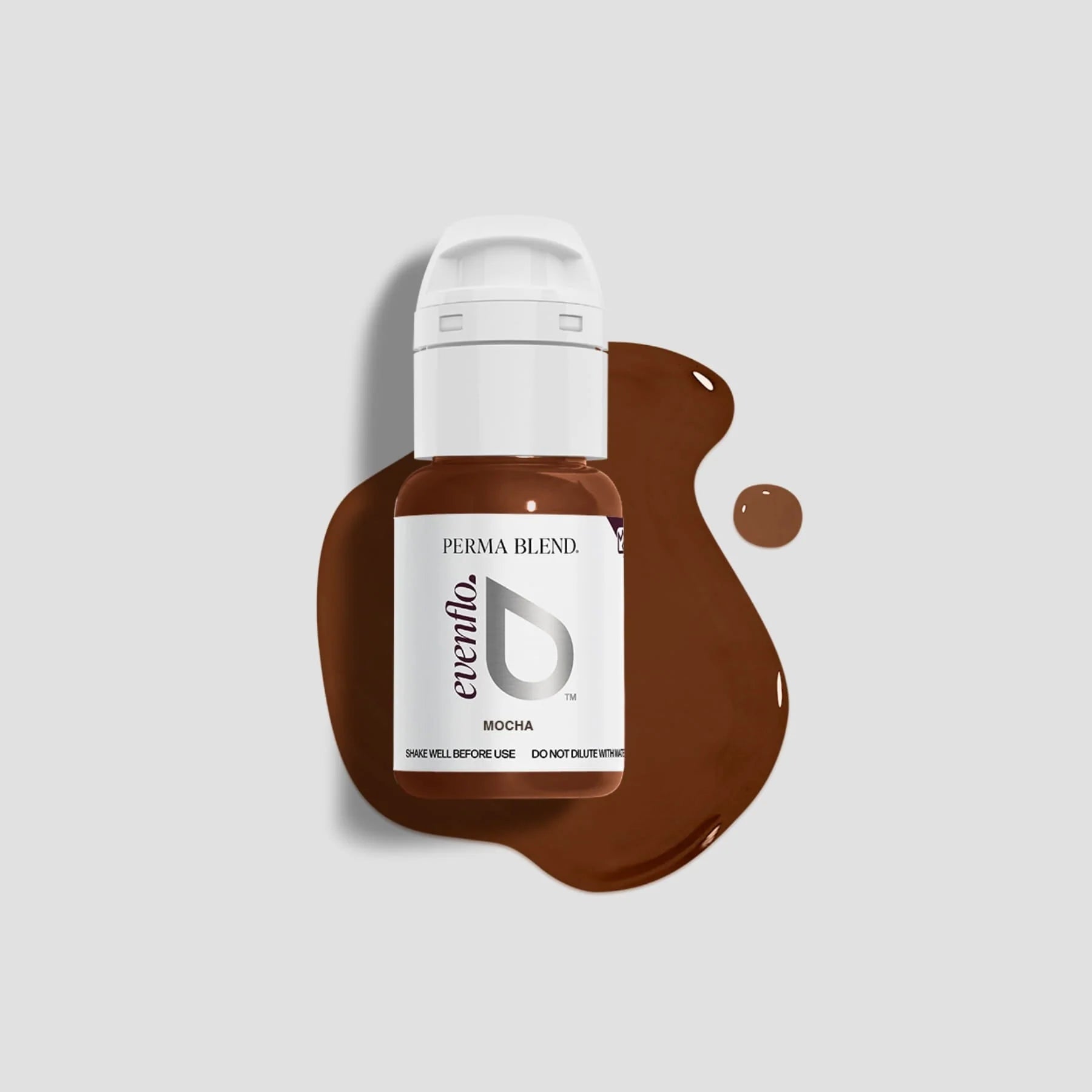 Eyebrow Pigment Mocha 15ml – Evenflo Colours Permanent Makeup Brow Ink for Microblading, Ombré Brows, Powder Brows | Professional SPMU Eyebrow Pigment for Long-Lasting Natural Brown Results