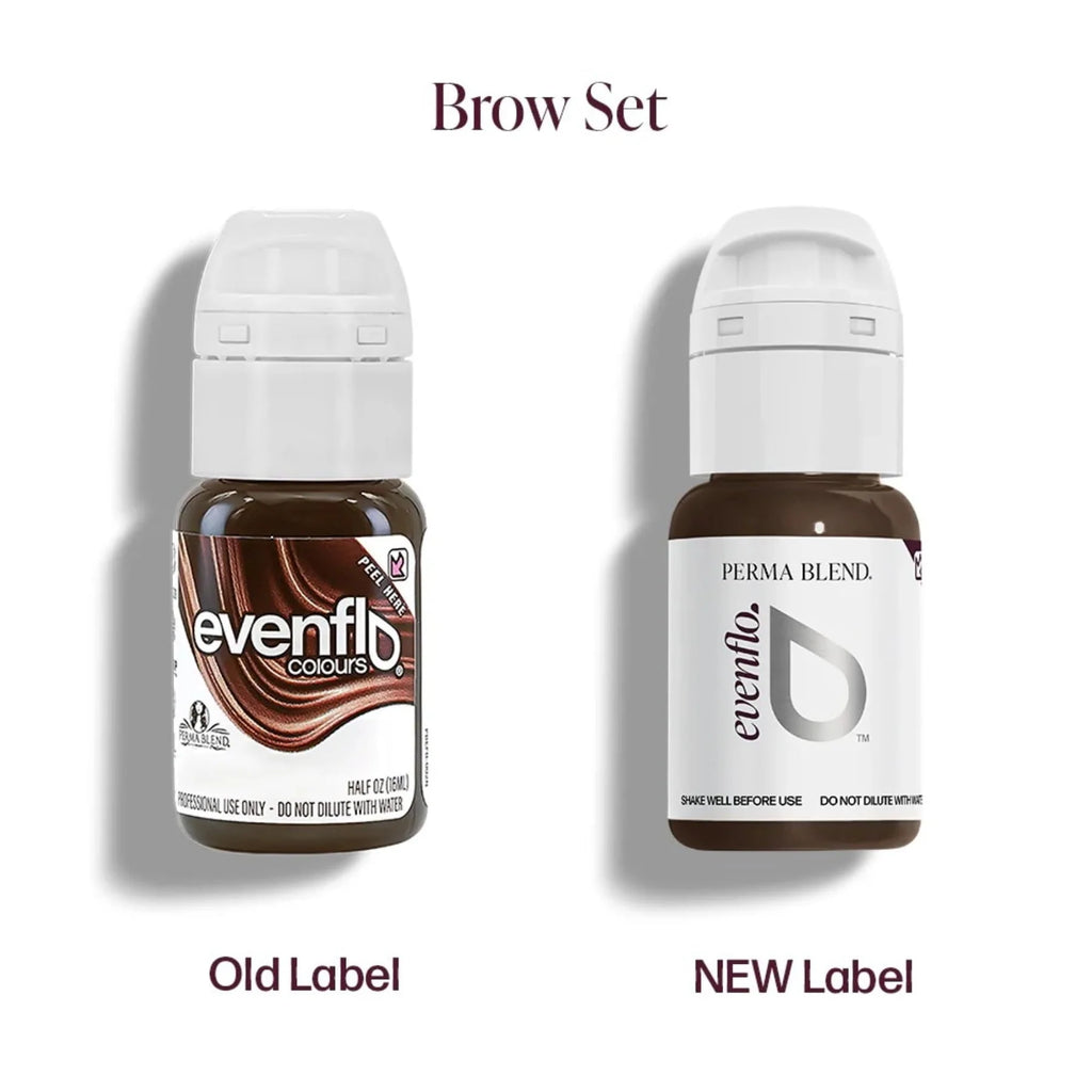 Eyebrow Pigment Terra 15ml – Evenflo Colours Permanent Makeup Brow Ink for Microblading, Ombré Brows, Powder Brows | Professional SPMU Eyebrow Pigment for Long-Lasting Natural Brown Results