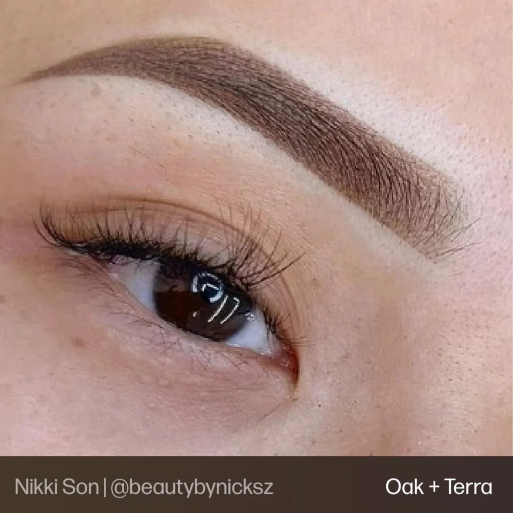 Eyebrow Pigment Terra 15ml – Evenflo Colours Permanent Makeup Brow Ink for Microblading, Ombré Brows, Powder Brows | Professional SPMU Eyebrow Pigment for Long-Lasting Natural Brown Results