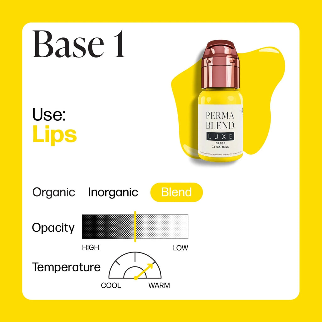 Lip Pigment – Perma Blend LUXE Embody Base 1 15ml by Carla Ricciardone | Lip Shades Collection | PMU Lip Blush & Neutral Base Lip Color