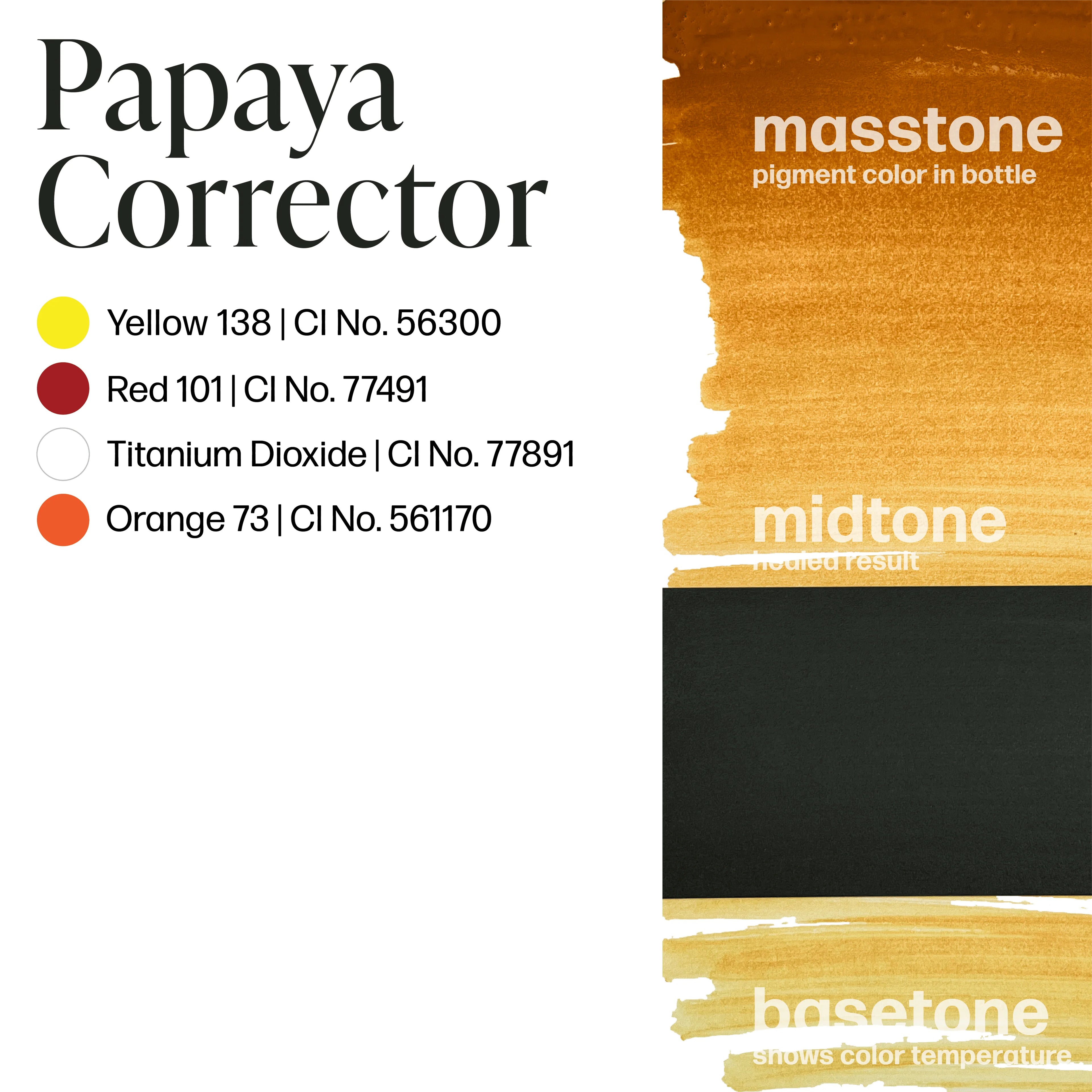 Pigment Corrector – Perma Blend LUXE Papaya Corrector | PMU Brow Color Corrector for Microblading & Ombre Brows | Eyebrow Neutralization Pigment for Professional Tattoo Correction
