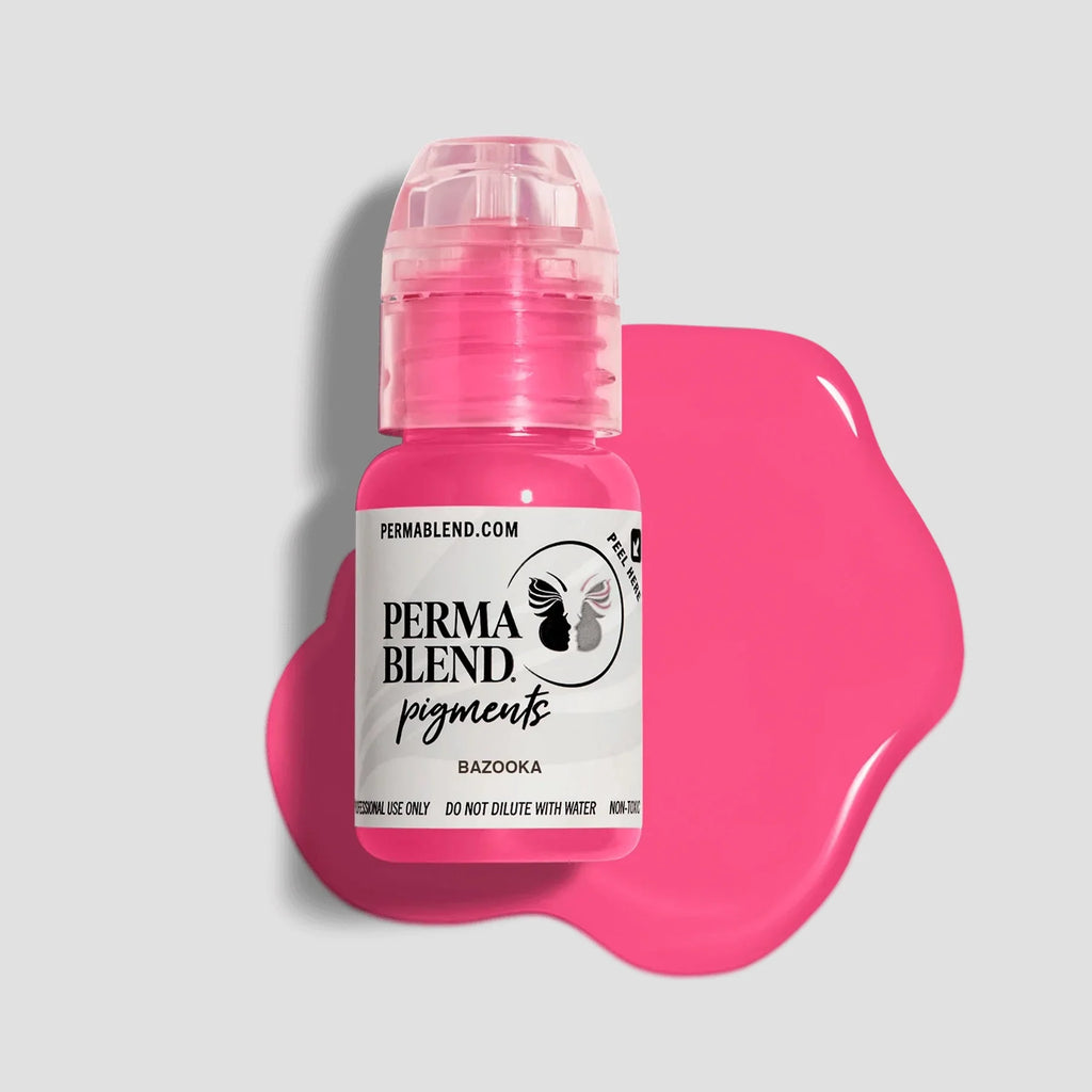 Lip Pigments – Perma Blend Lip Pigment Bazooka 15ml | Perma Blend Professional PMU Lip Blush Pigment for Lip Neutralization, Lip Correction, Lip Tattoo & Semi Permanent Makeup Ink