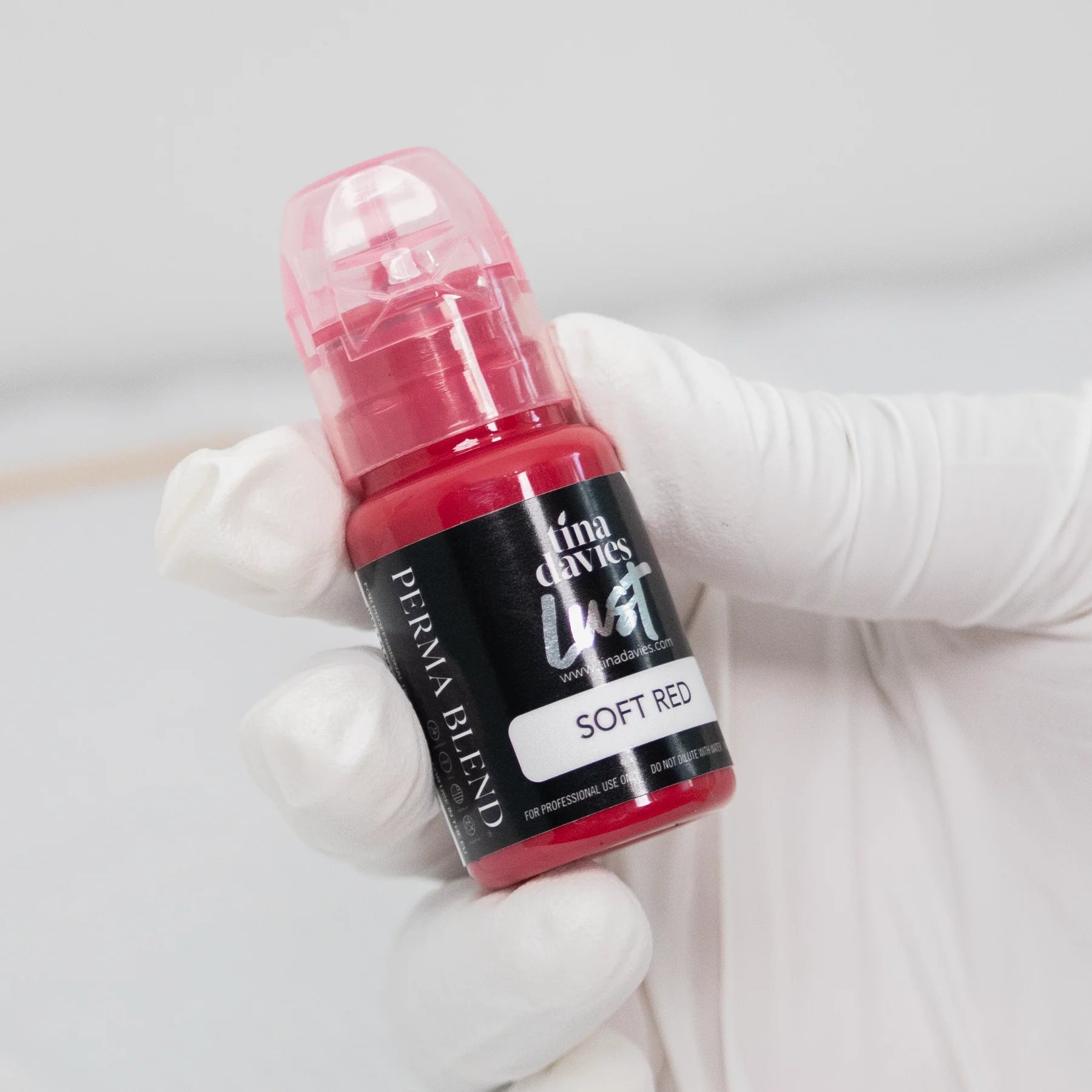 Lip Pigments - Lust Lip Pigments Soft Red 15ml – Tina Davies x Perma Blend | Warm Orange-Red PMU Lip Blush Pigment for Lip Neutralization & Lip Tattoo Ink
