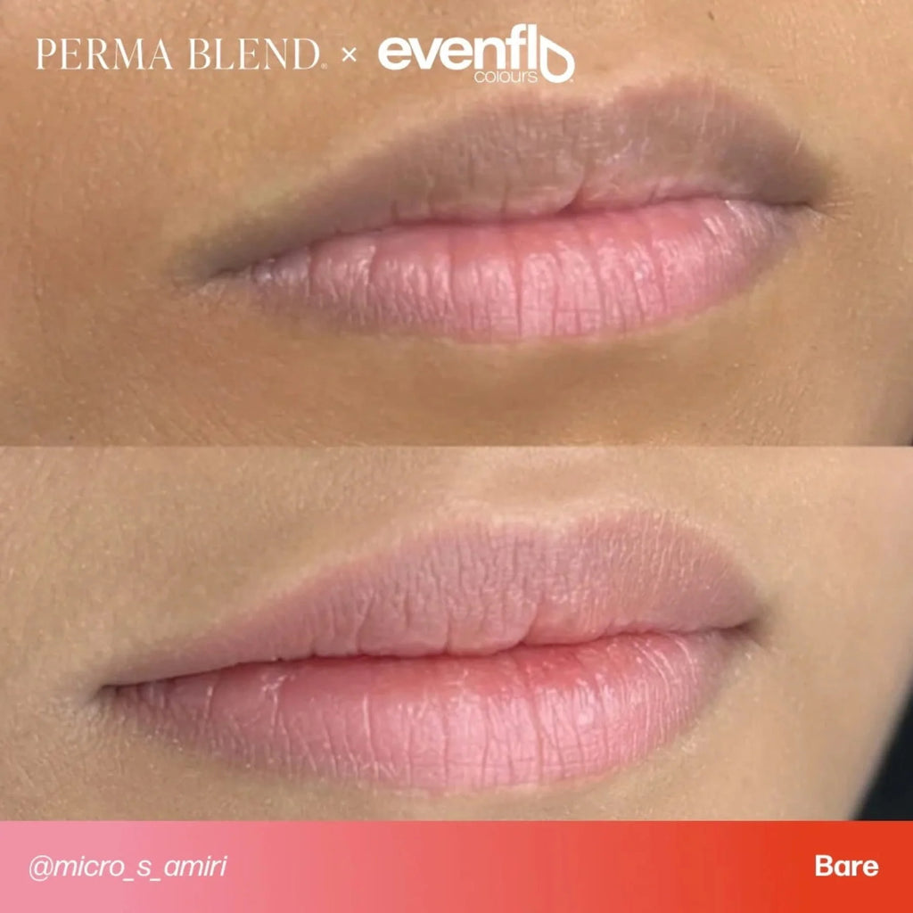 Lip Pigment – Evenflo Lip Shade Bare 15ml | Professional PMU Lip Blush Pigment for Lip Neutralization, Lip Correction, Lip Tattoo & Semi Permanent Makeup Ink