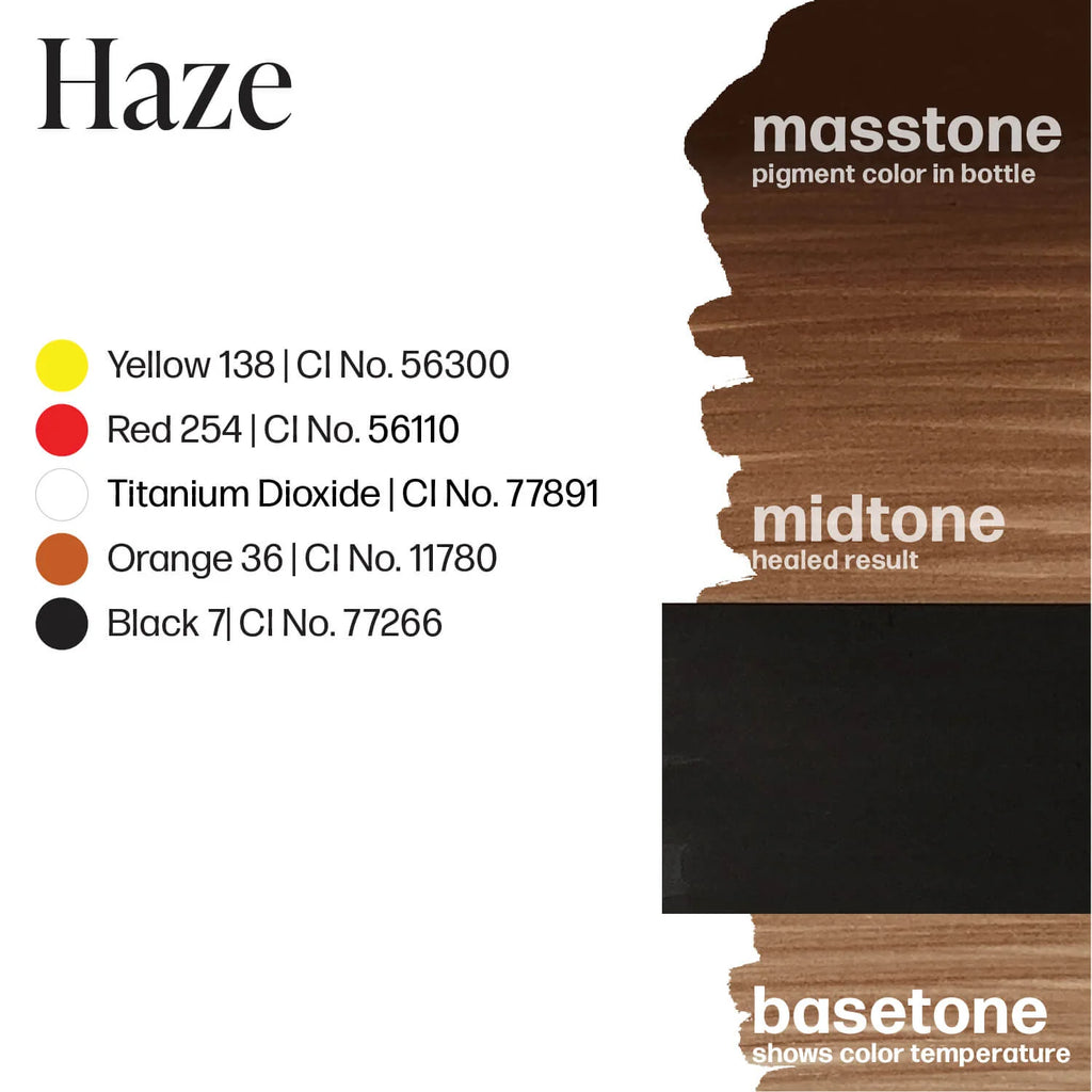 Eyebrow Pigment – Perma Blend LUXE Haze (Carla Ricciardone Enhance) 15ml | Permanent Makeup SPMU Eyebrow Ink for Microblading, Ombré Brows & Powder Brows | Cool Brown Professional Pigment