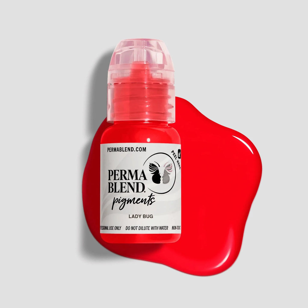 Lip Pigments – Perma Blend Lip Pigment Lady Bug 15ml | Perma Blend Professional PMU Lip Blush Pigment for Lip Neutralization, Lip Correction, Lip Tattoo & Semi Permanent Makeup Ink