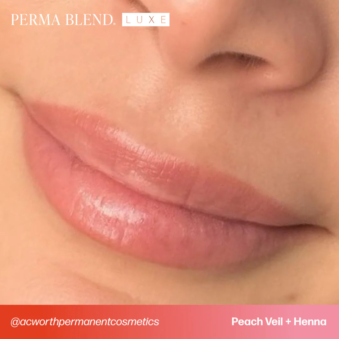 Lip Pigment – Perma Blend LUXE Lip Pigment Henna 15ml | Lip Blush Pigment, Lip Tattoo Ink, SPMU Lip Color, Semi Permanent Makeup Lip Shade