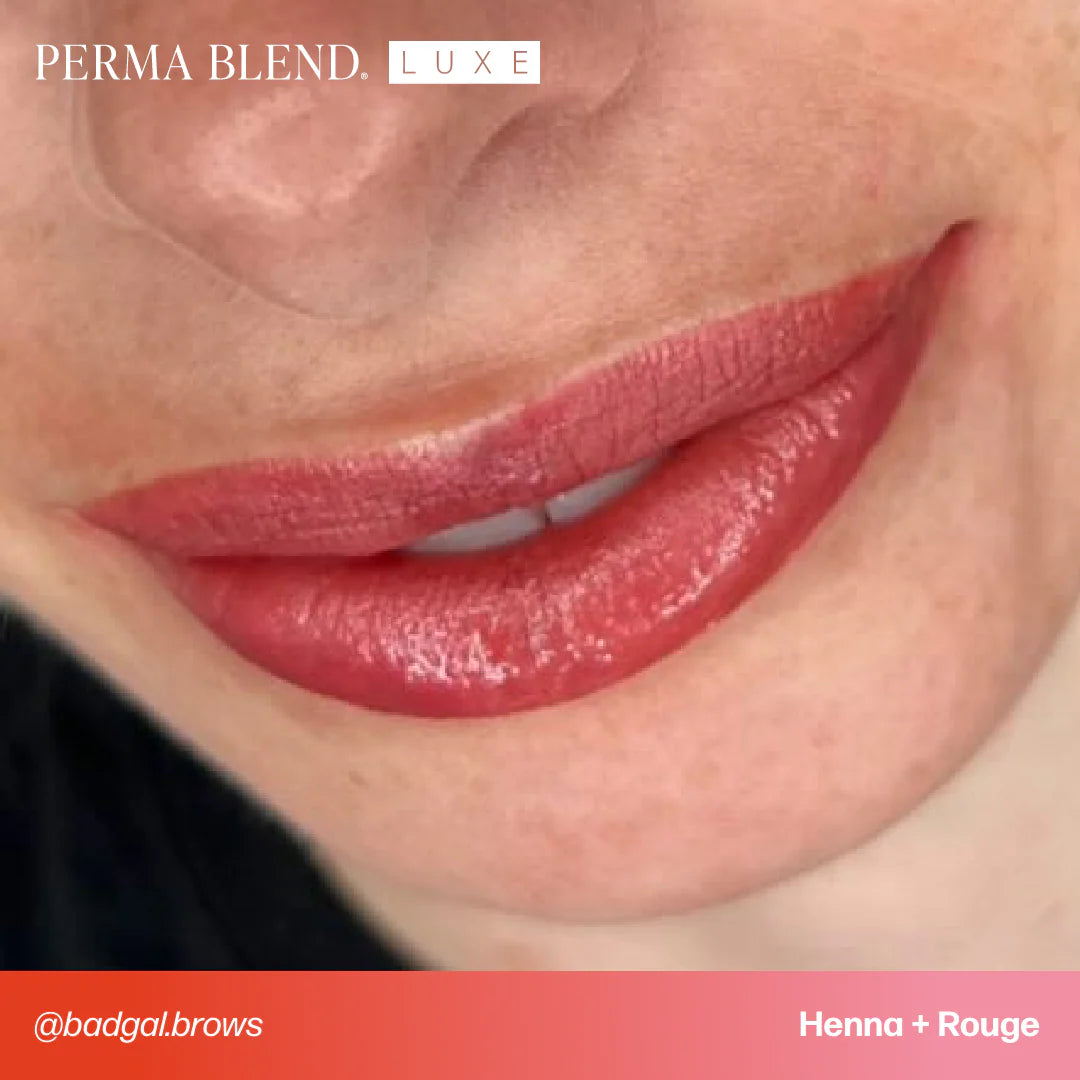 Lip Pigment – Perma Blend LUXE Lip Pigment Henna 15ml | Lip Blush Pigment, Lip Tattoo Ink, SPMU Lip Color, Semi Permanent Makeup Lip Shade