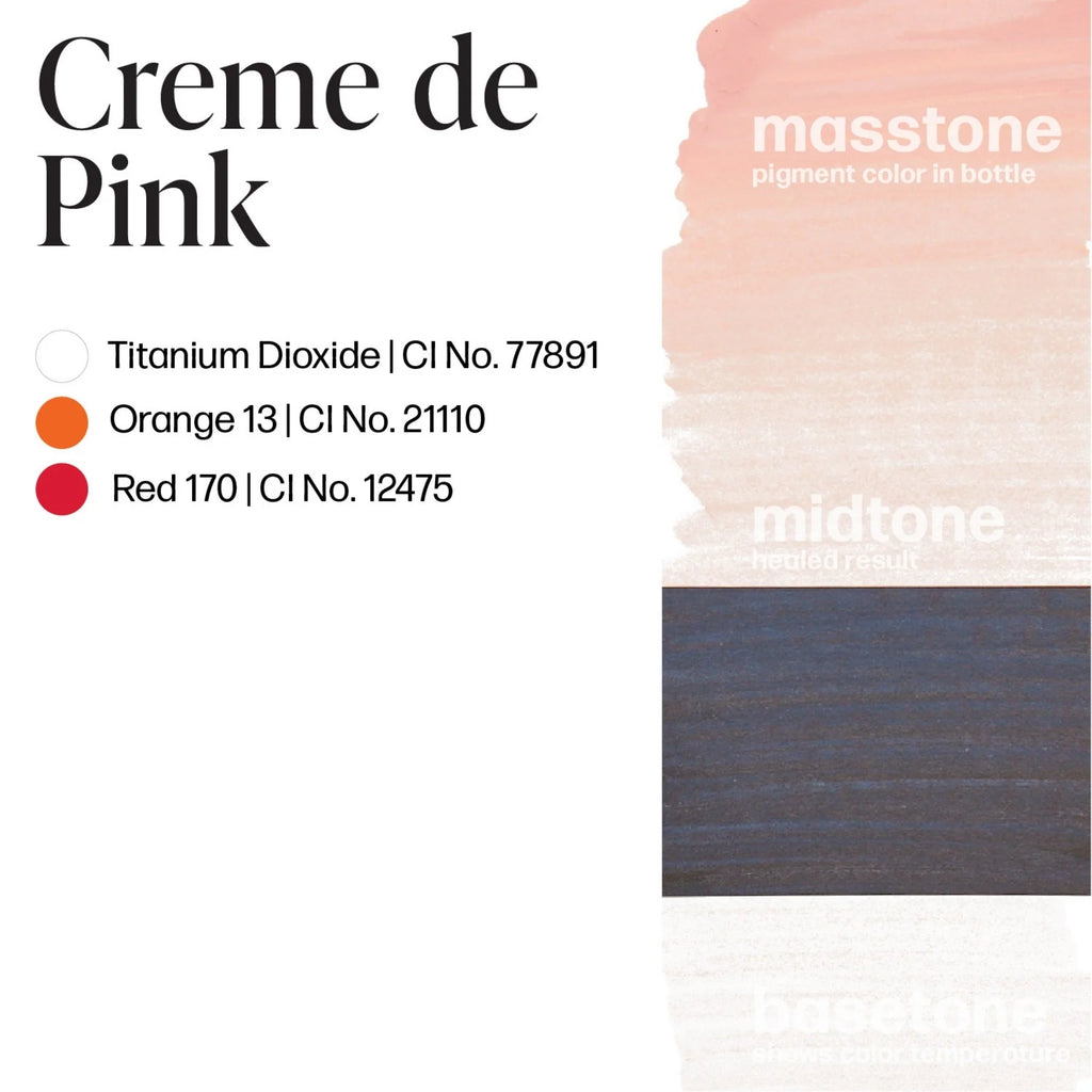 Lip Pigments – Perma Blend Lip Pigment Crème De Pink 15ml | Perma Blend Professional PMU Lip Blush Pigment for Lip Neutralization, Lip Correction, Lip Tattoo & Semi Permanent Makeup Ink