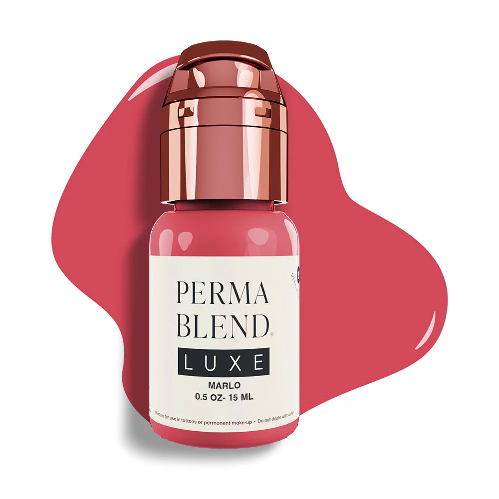 Lip Pigment – Perma Blend LUXE Lip Pigment Marlo (Carla Ricciardone Enhance) 15ml | Lip Blush Pigment, Lip Tattoo Ink, SPMU Lip Color, Semi Permanent Makeup Lip Shade