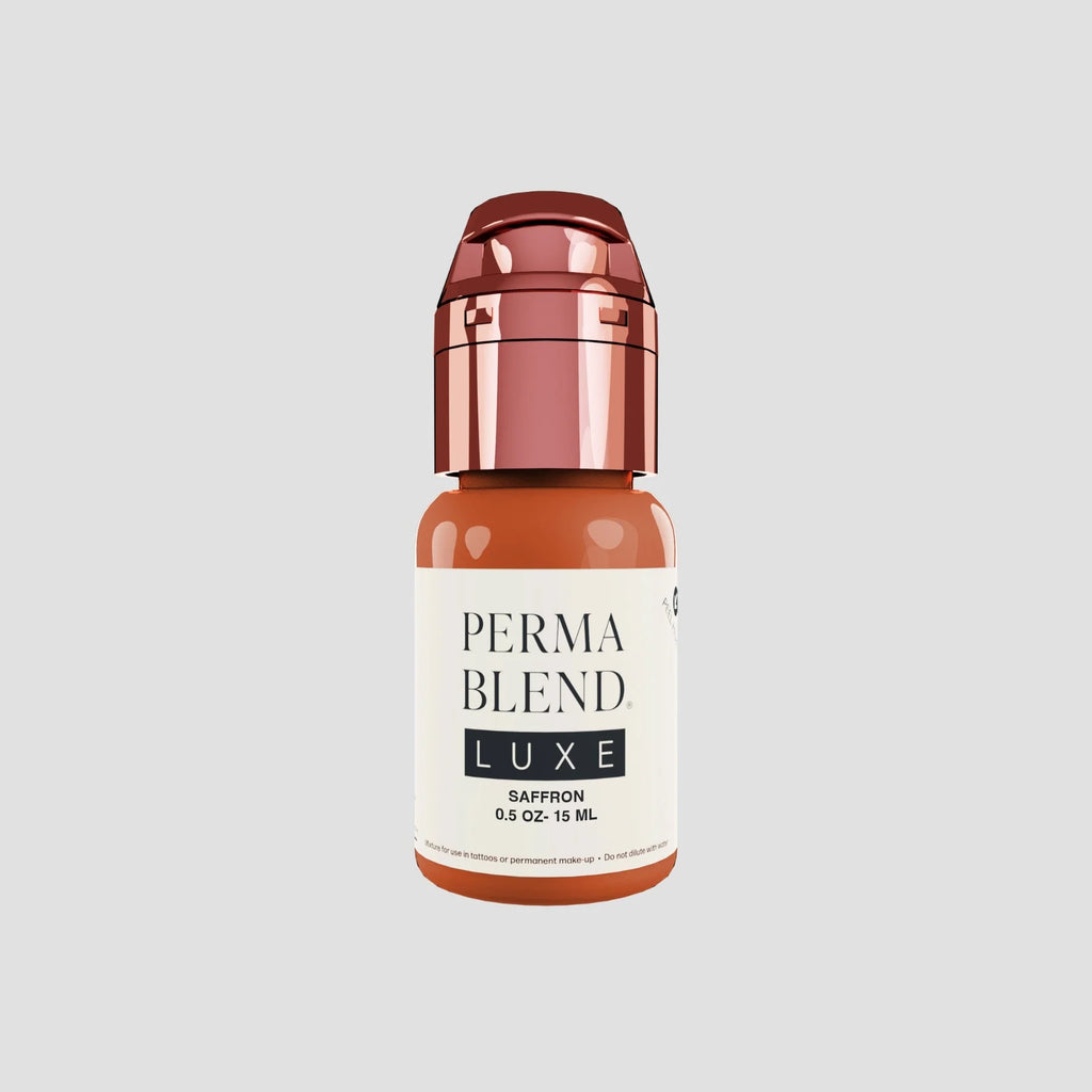 Lip Pigment – Perma Blend LUXE Lip Pigment Saffron 15ml | Lip Blush Pigment, Lip Tattoo Ink, SPMU Lip Color, Semi Permanent Makeup Lip Shade